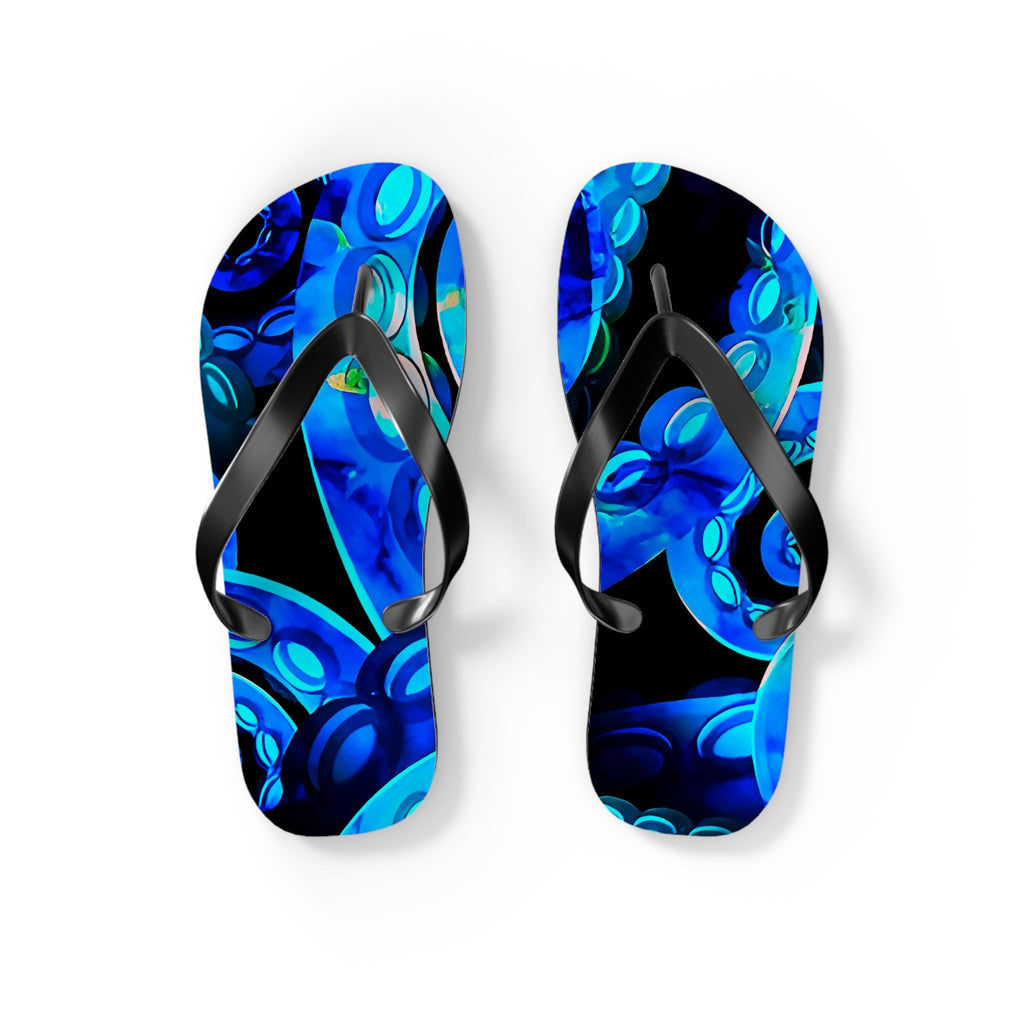 Octopus Delight Flip Flops – Colorful Ocean Beach Sandals
