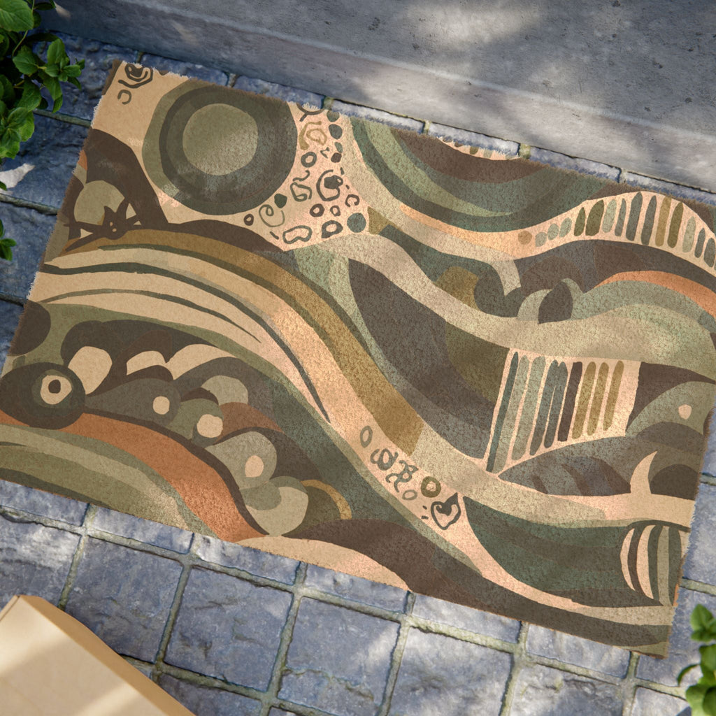 Ocean Waves Doormat