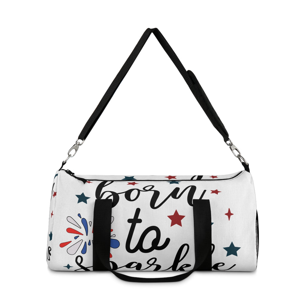Born to Sparkle Duffel Bag – Stylish Gym and Travel Bag