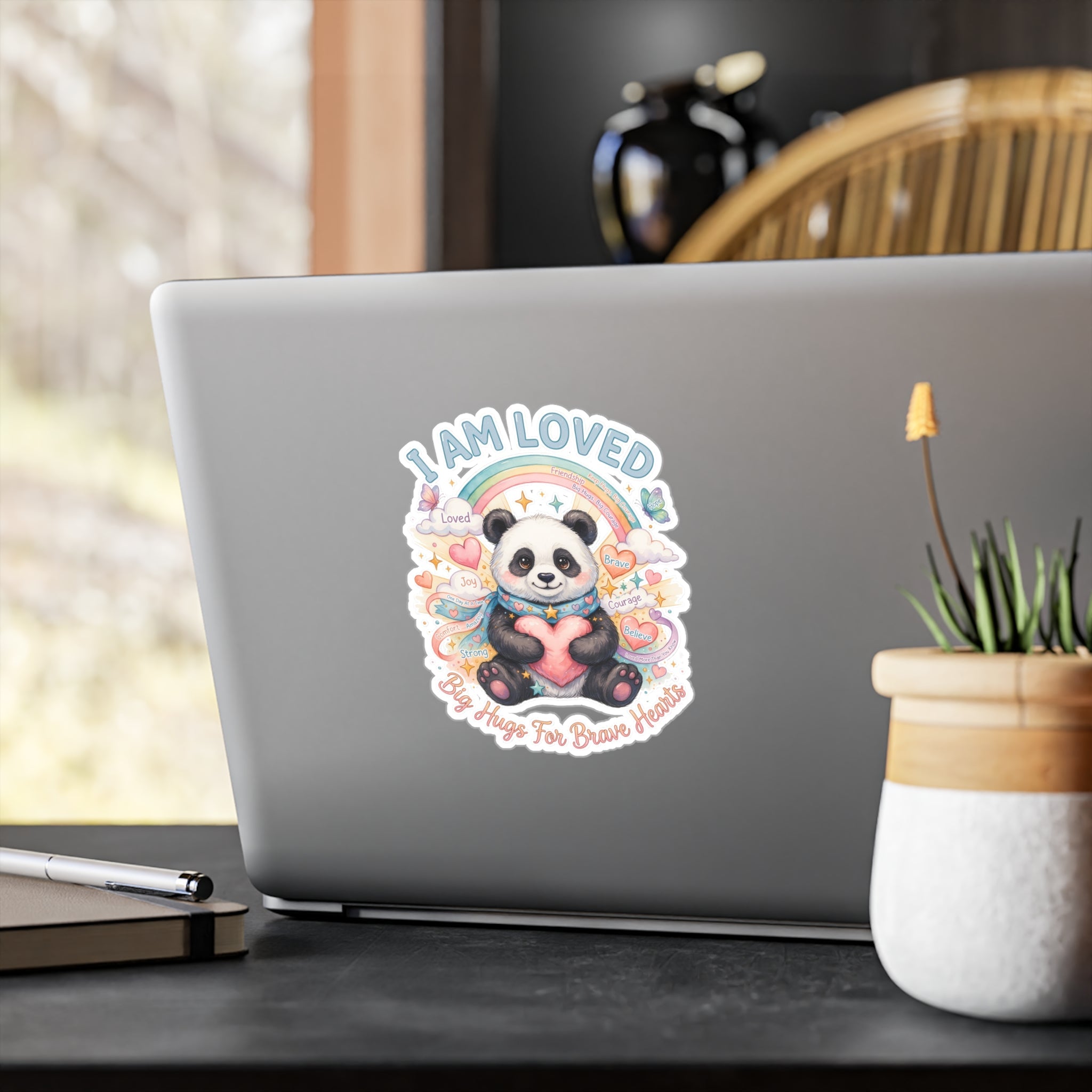 I Am Loved Panda Sticker | Brave Buddies™