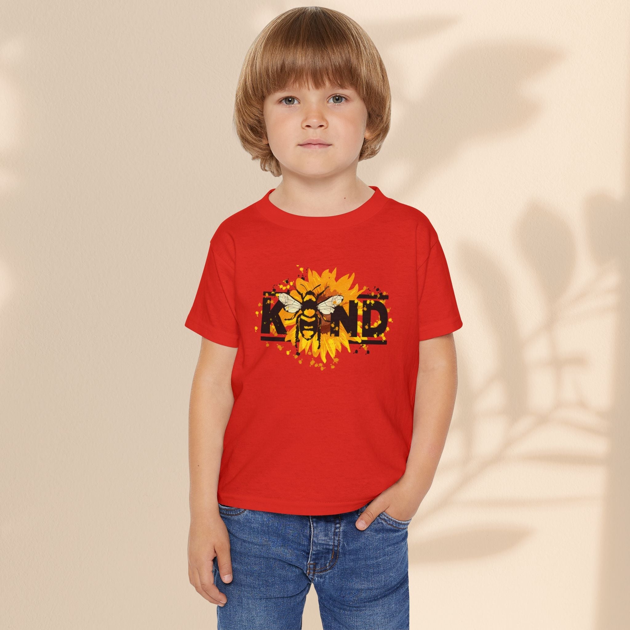 Heavy Cotton™ Toddler T-Shirt – Bee Kind | Sea Dragon Dreams