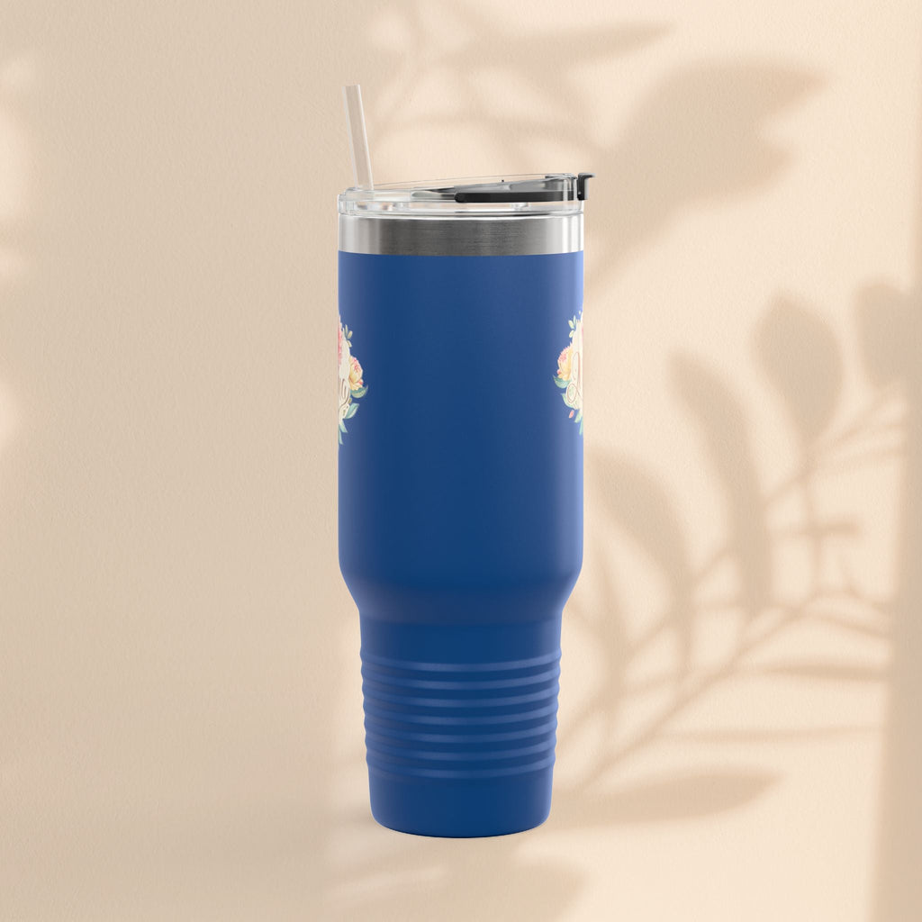 Floral Insulated Travel Mug for Moms - 40oz