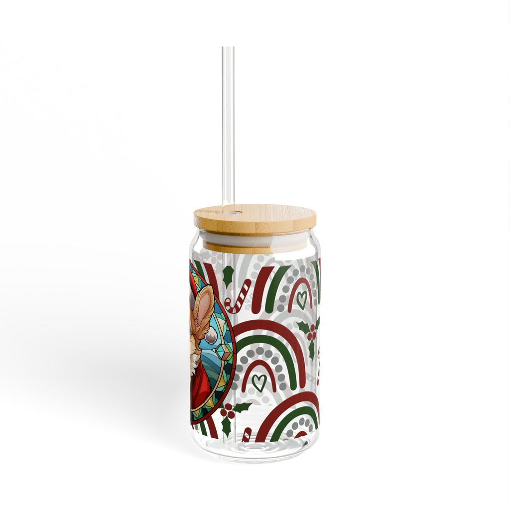 Merry Christmas Chihuahua – Sipper Glass, 16oz