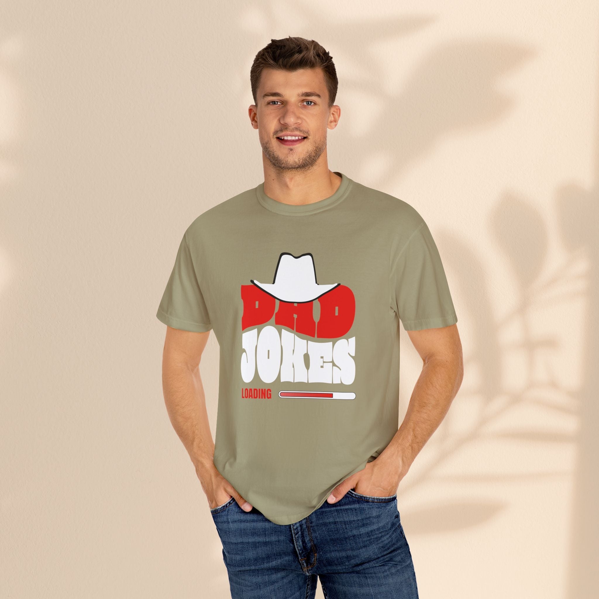 Funny Dad Jokes T-Shirt - Garment-Dyed Humor Tee