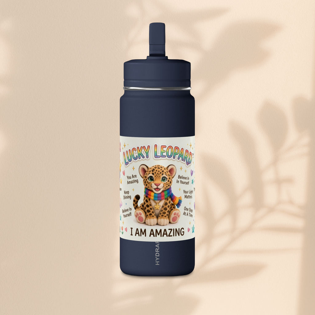 Lucky Leopard Kids Water Bottle | Brave Buddies™
