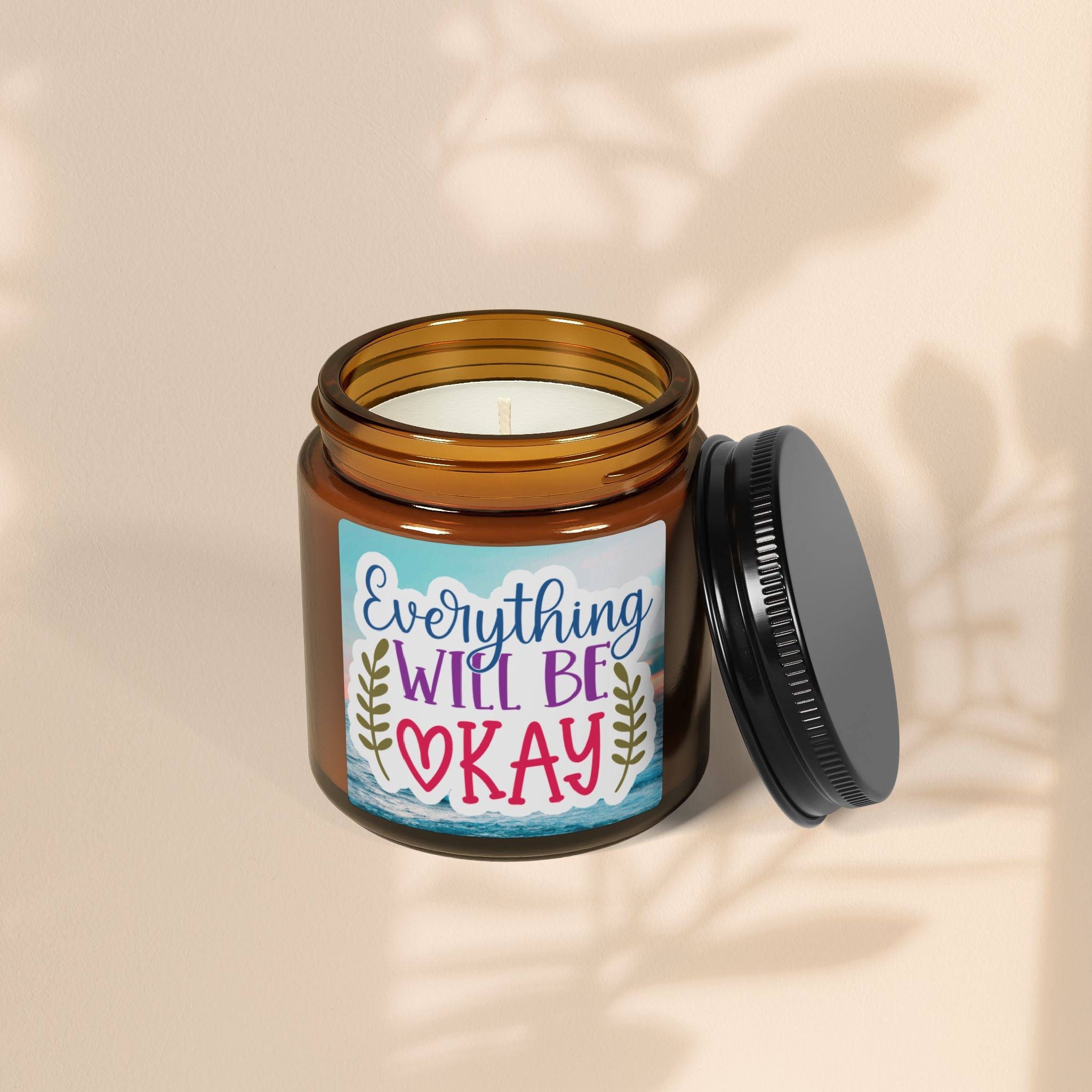 Candle Holder - Everything Will Be OK