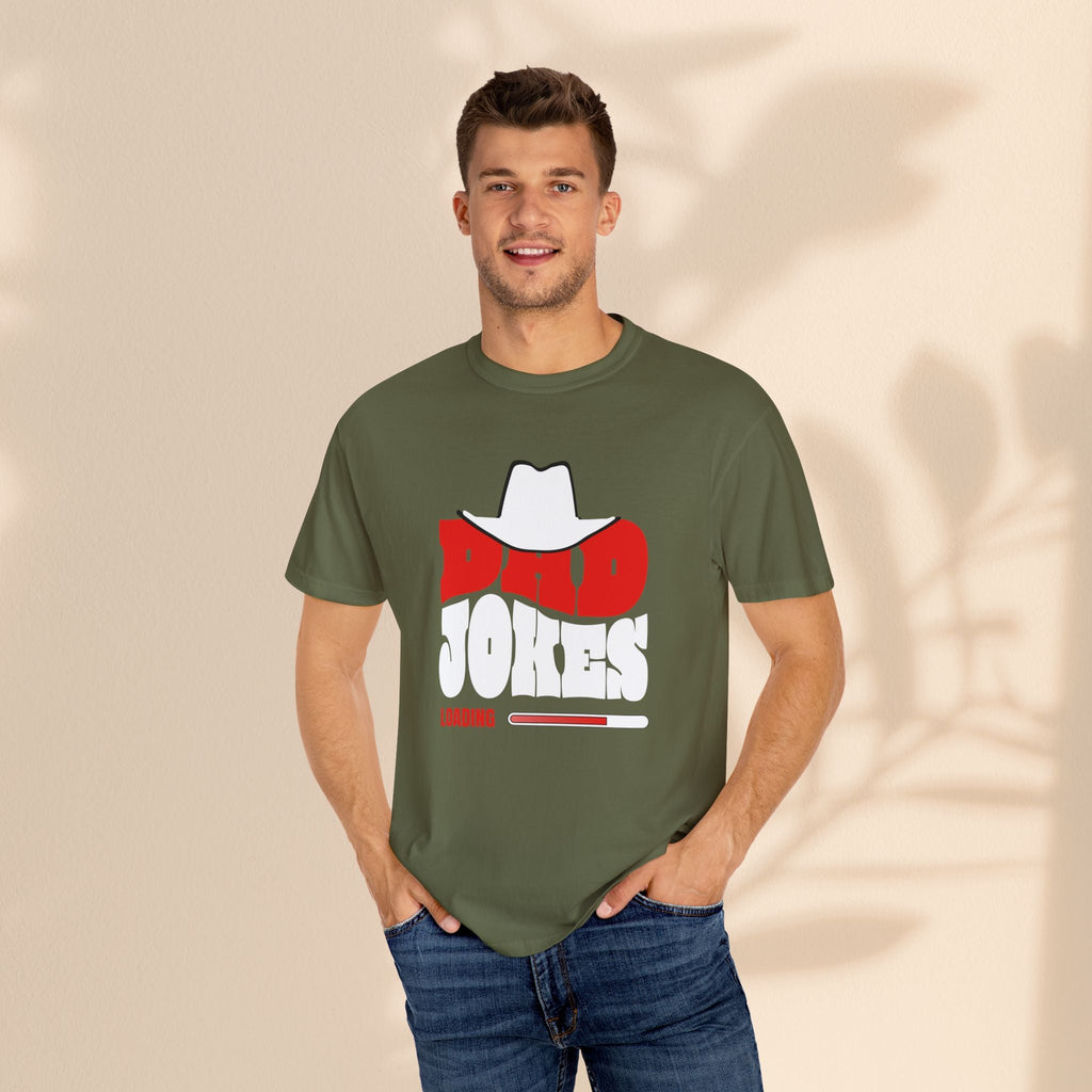 Funny Dad Jokes T-Shirt - Garment-Dyed Humor Tee