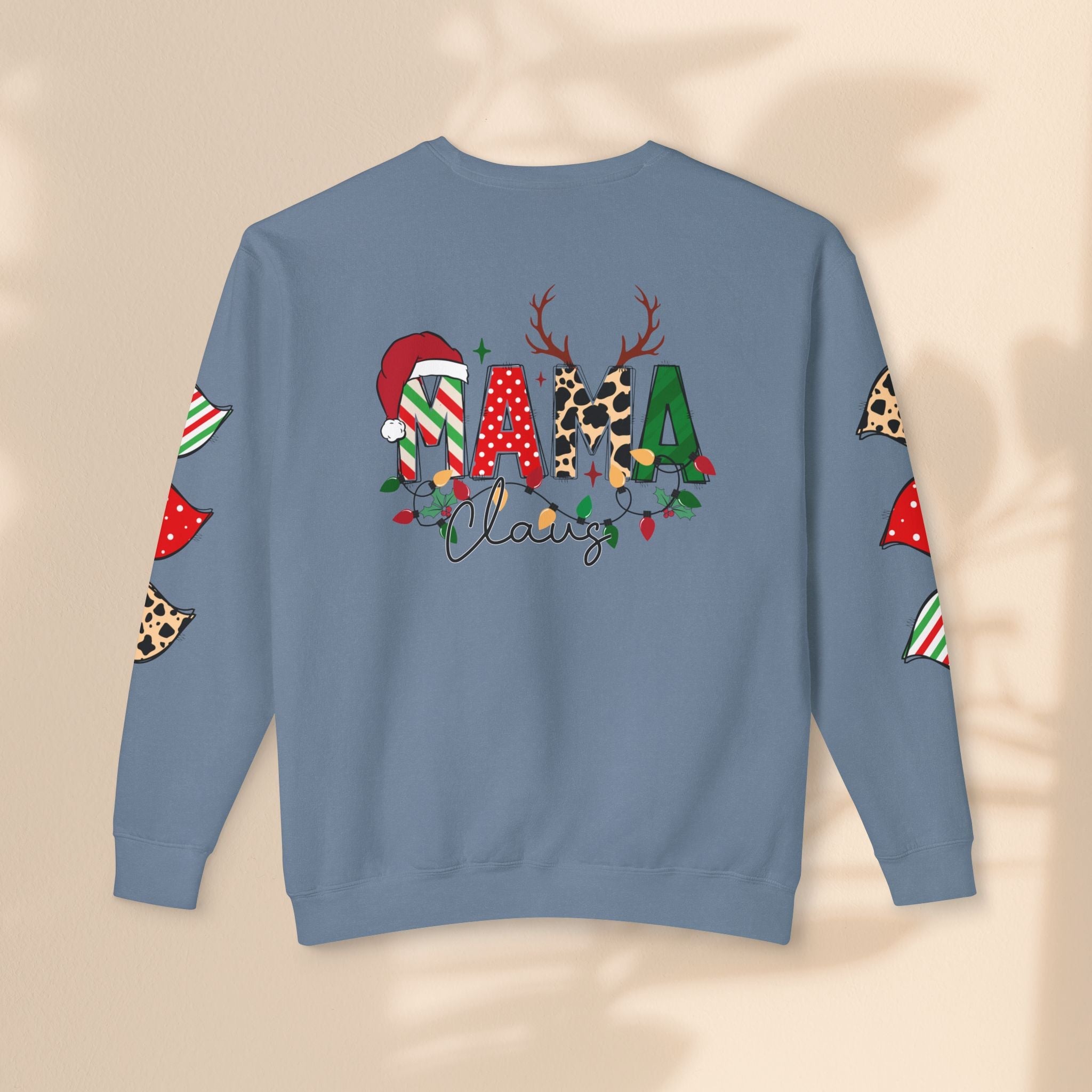 Mama Claus - Women's Lightweight Crewneck Sweatshirt