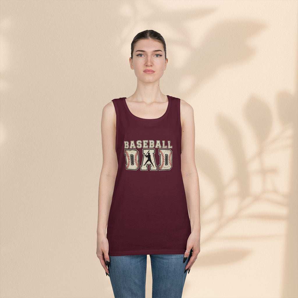 Baseball Dad Tank Top | Men’s Cotton Tank for Game Day & BBQ
