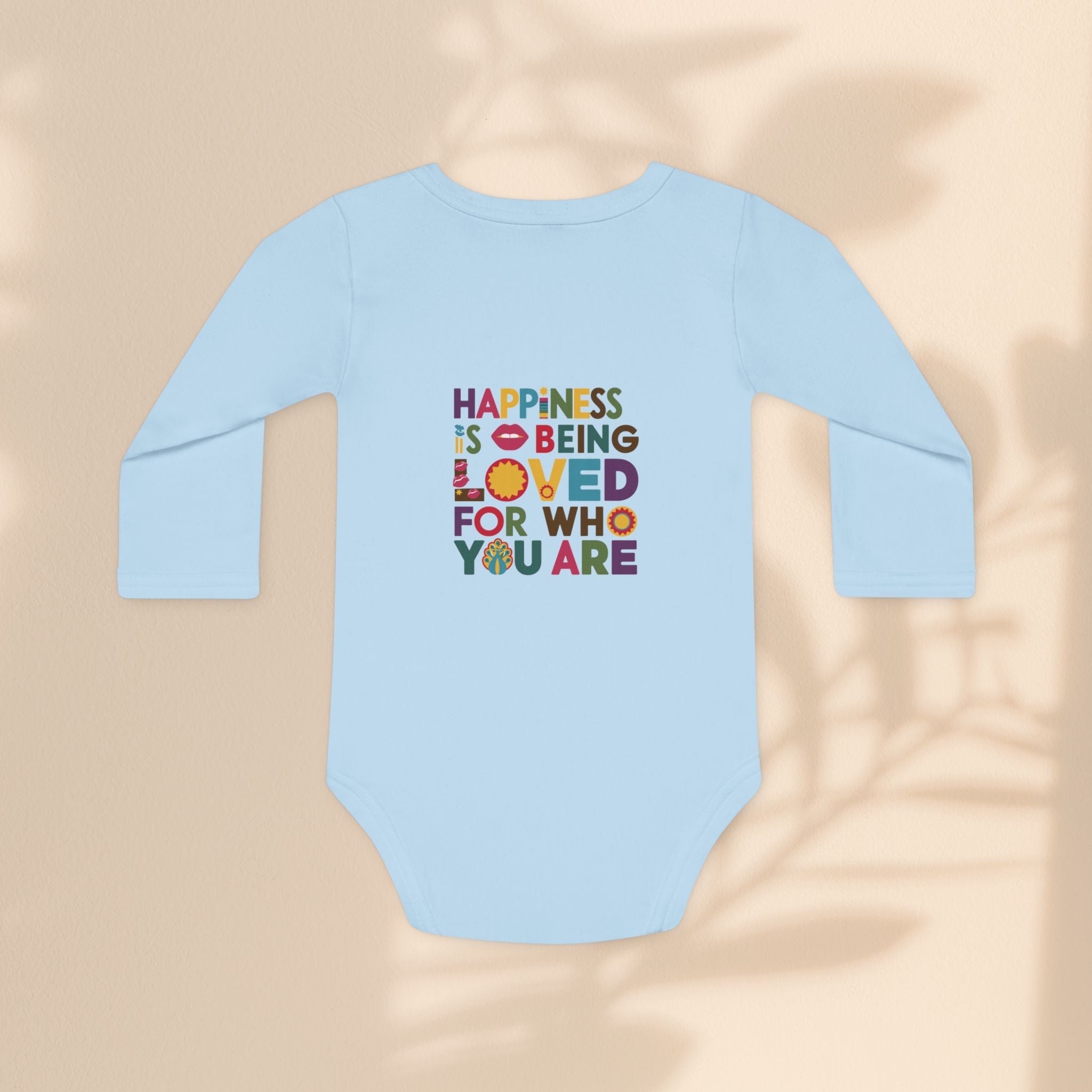Loved For Who You Are Organic Baby Bodysuit | Baby Gift