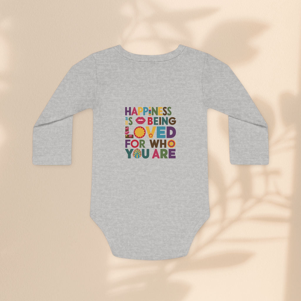 Loved For Who You Are Organic Baby Bodysuit | Baby Gift