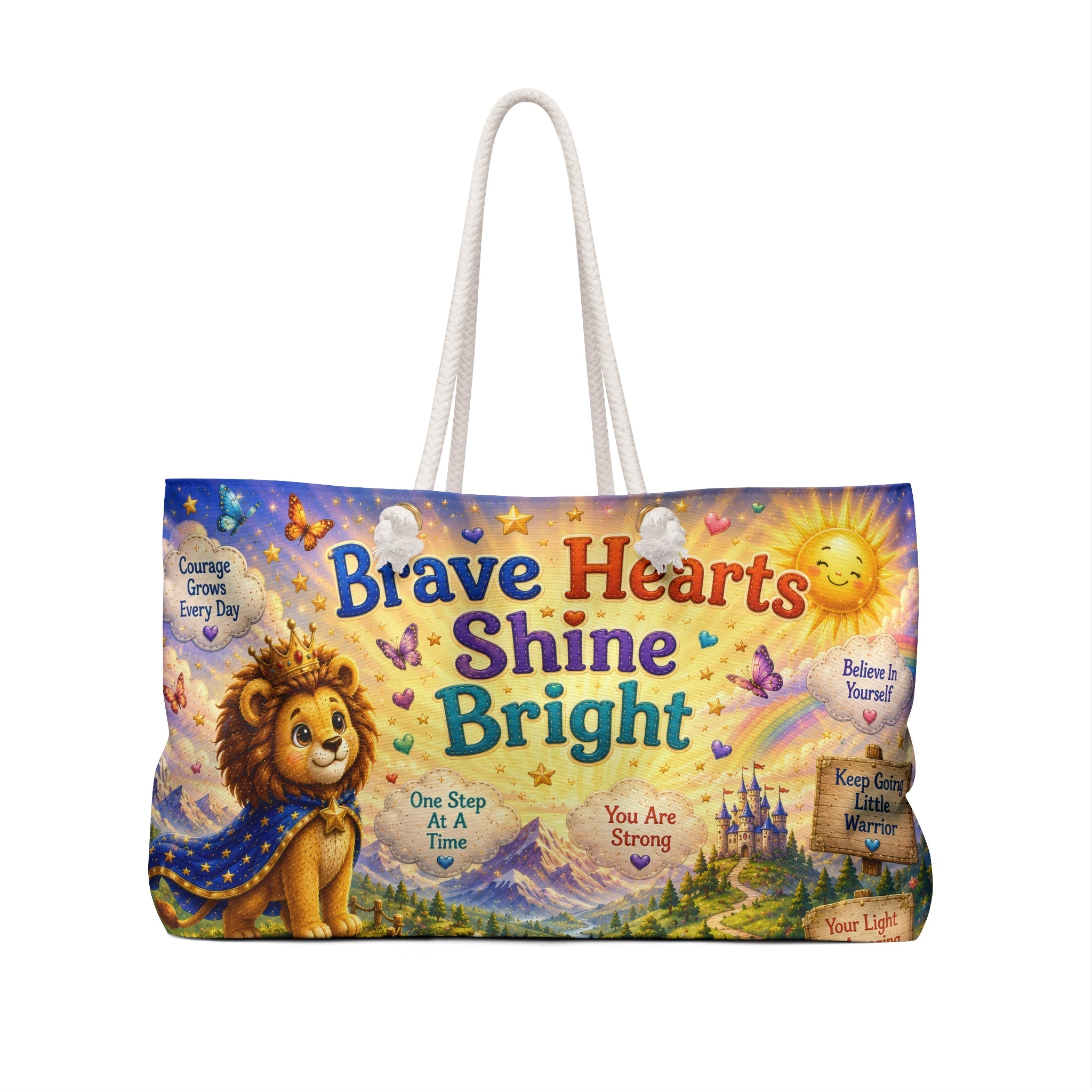 Brave Hearts Shine Bright Weekender Bag — Brave Buddies