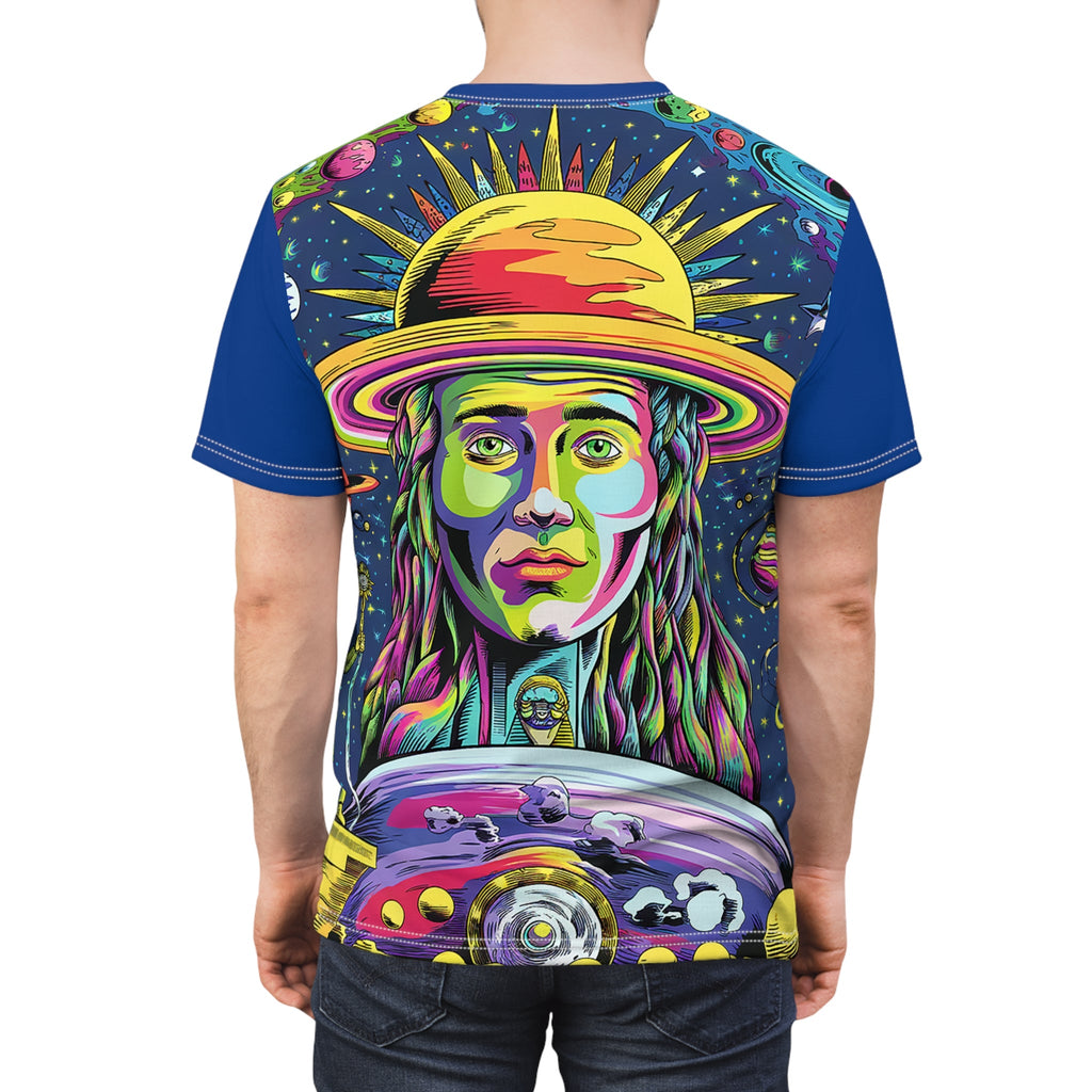 Cosmic Sun & Planets Unisex Graphic T-Shirt