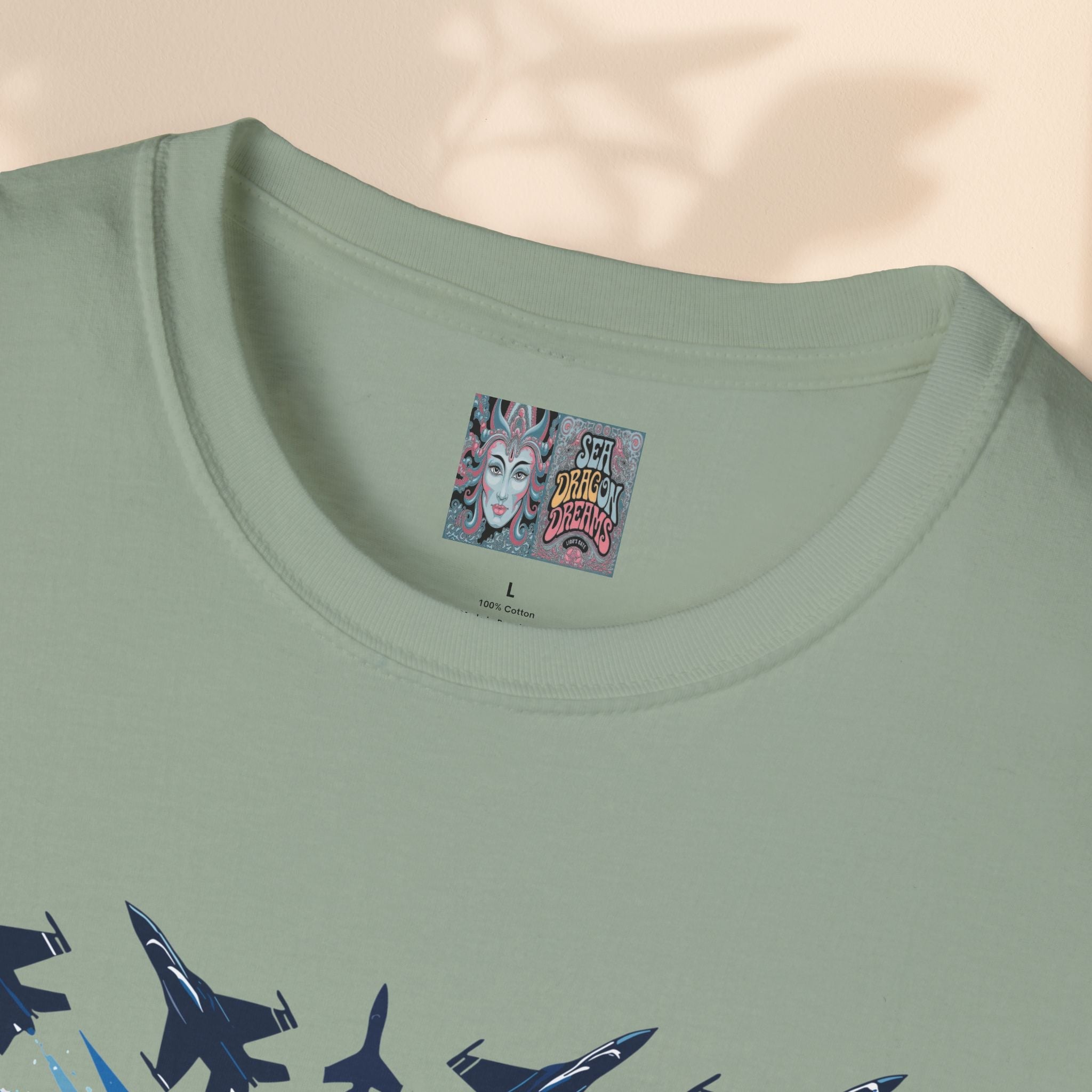 Patriotic Heart Unisex Softstyle T-Shirt - Perfect for Independence Day
