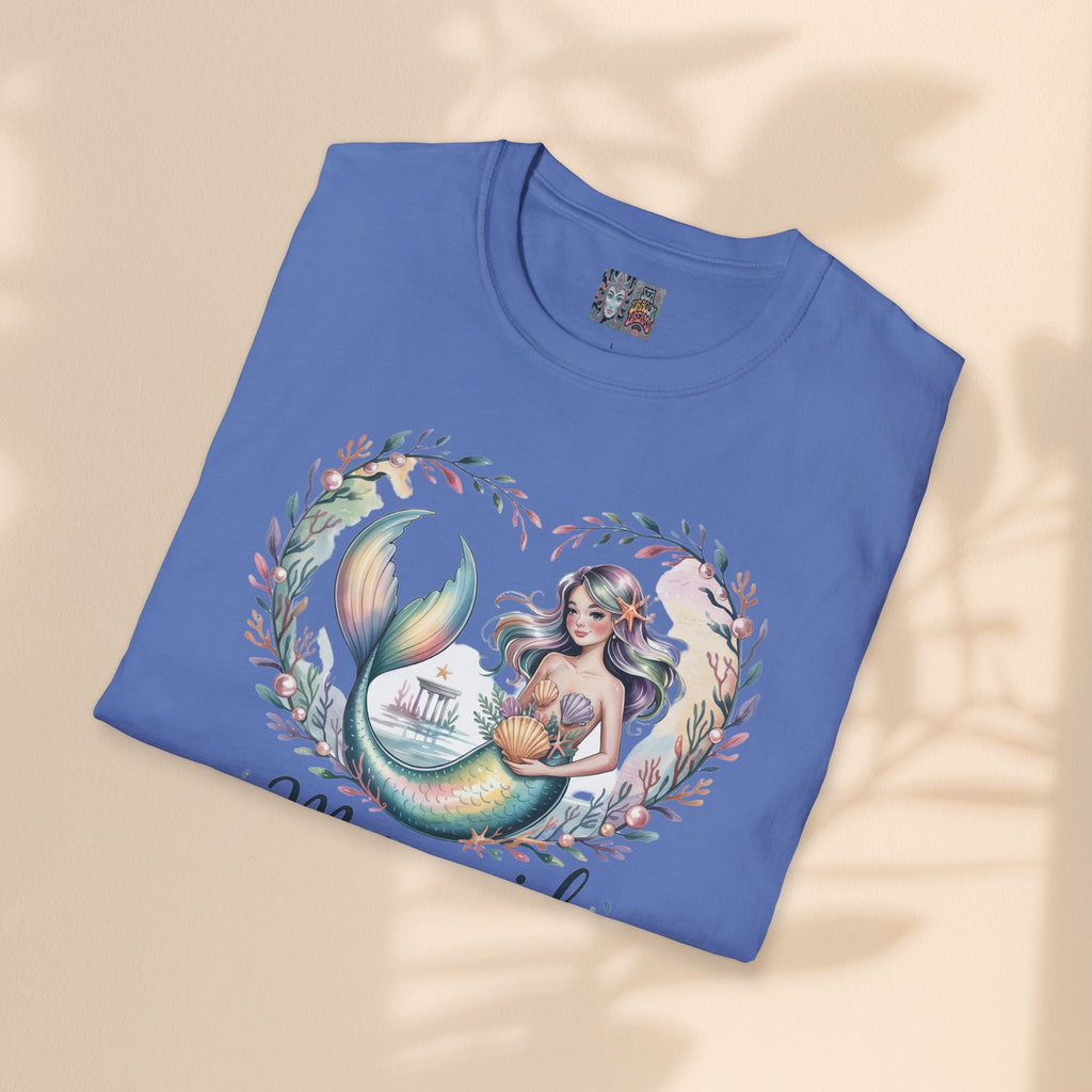 Maid of Honor Mermaid T-Shirt, Ocean Lover Tee, Beach Party Outfit, Gift for Sea Enthusiasts, Mermaid wedding tee