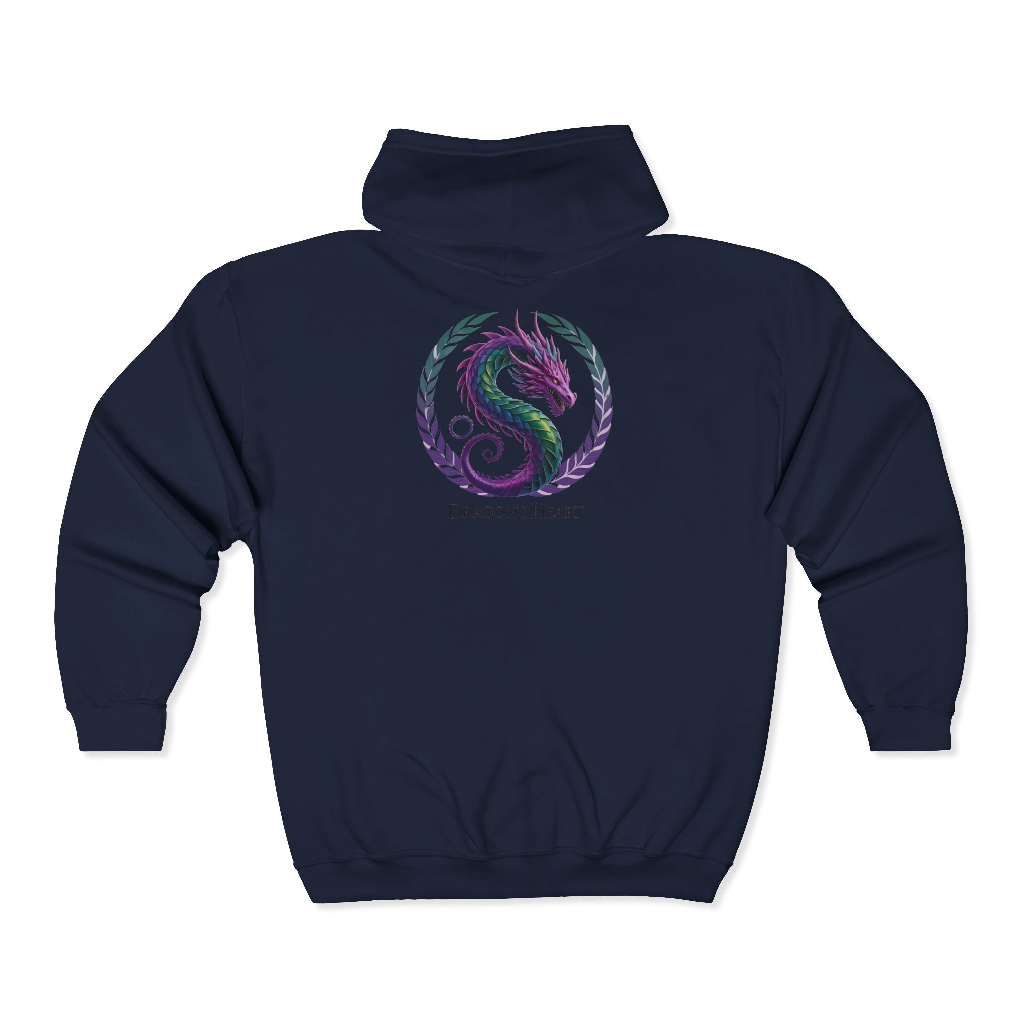 Dragon's Heart - Unisex Heavy Blend™ Full Zip Hooded Sweatshirt