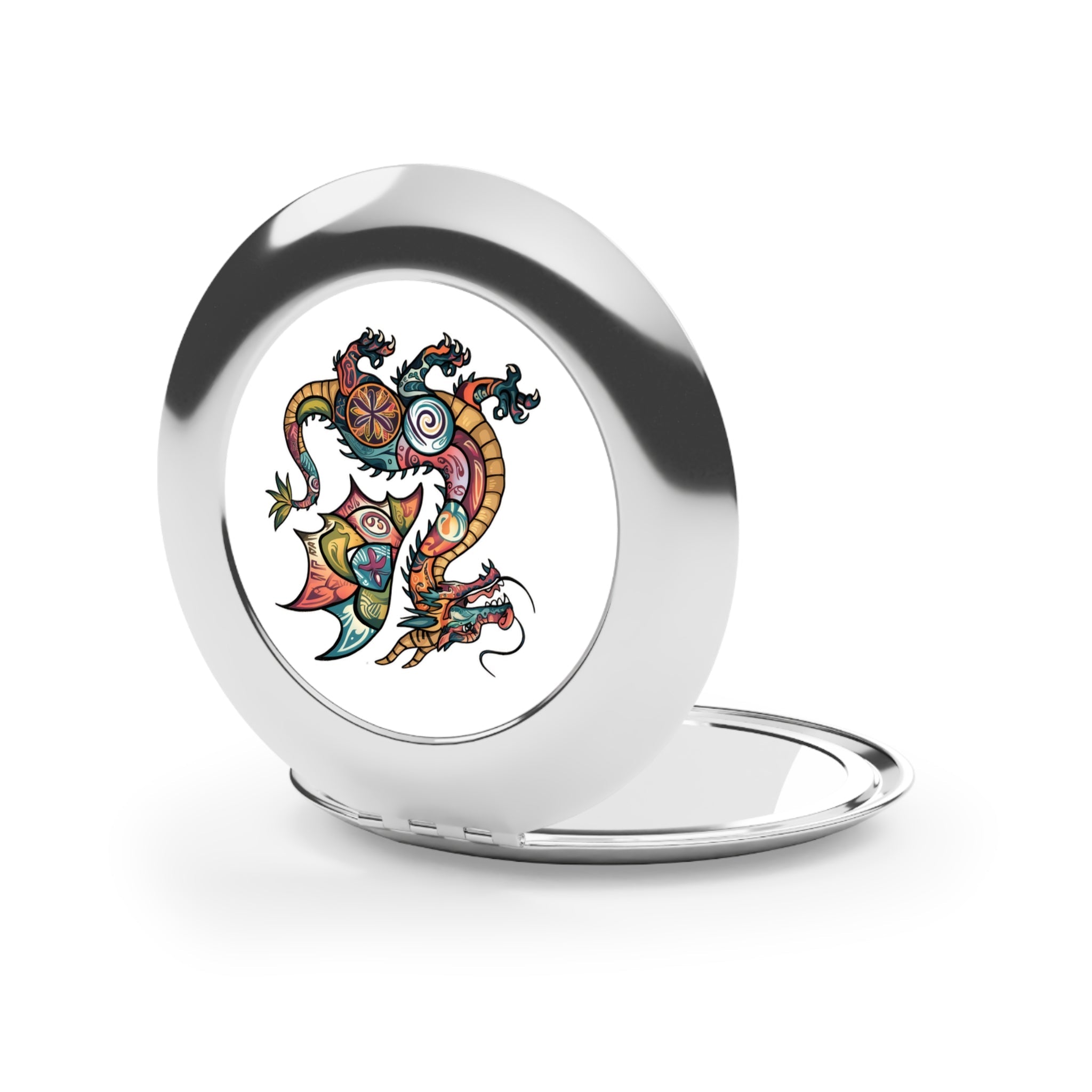 Compact Travel Mirror - Dragon Crest