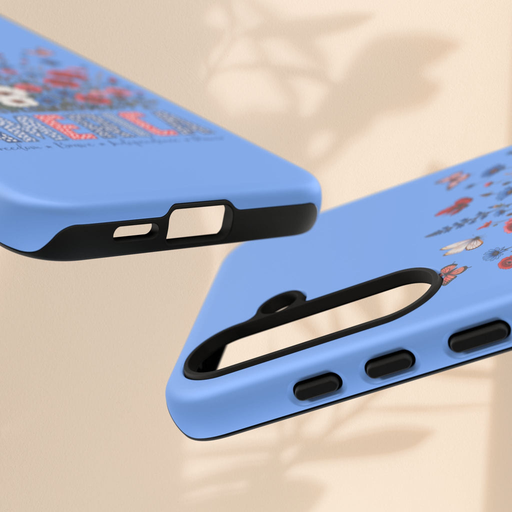 Floral America Phone Case - Tough Cases for Style & Protection