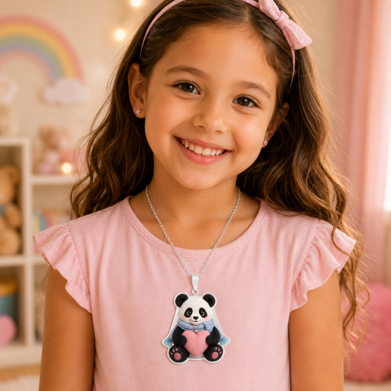 Brave Buddies Panda Pendant — Pendant for Kids Healing & Medical Support