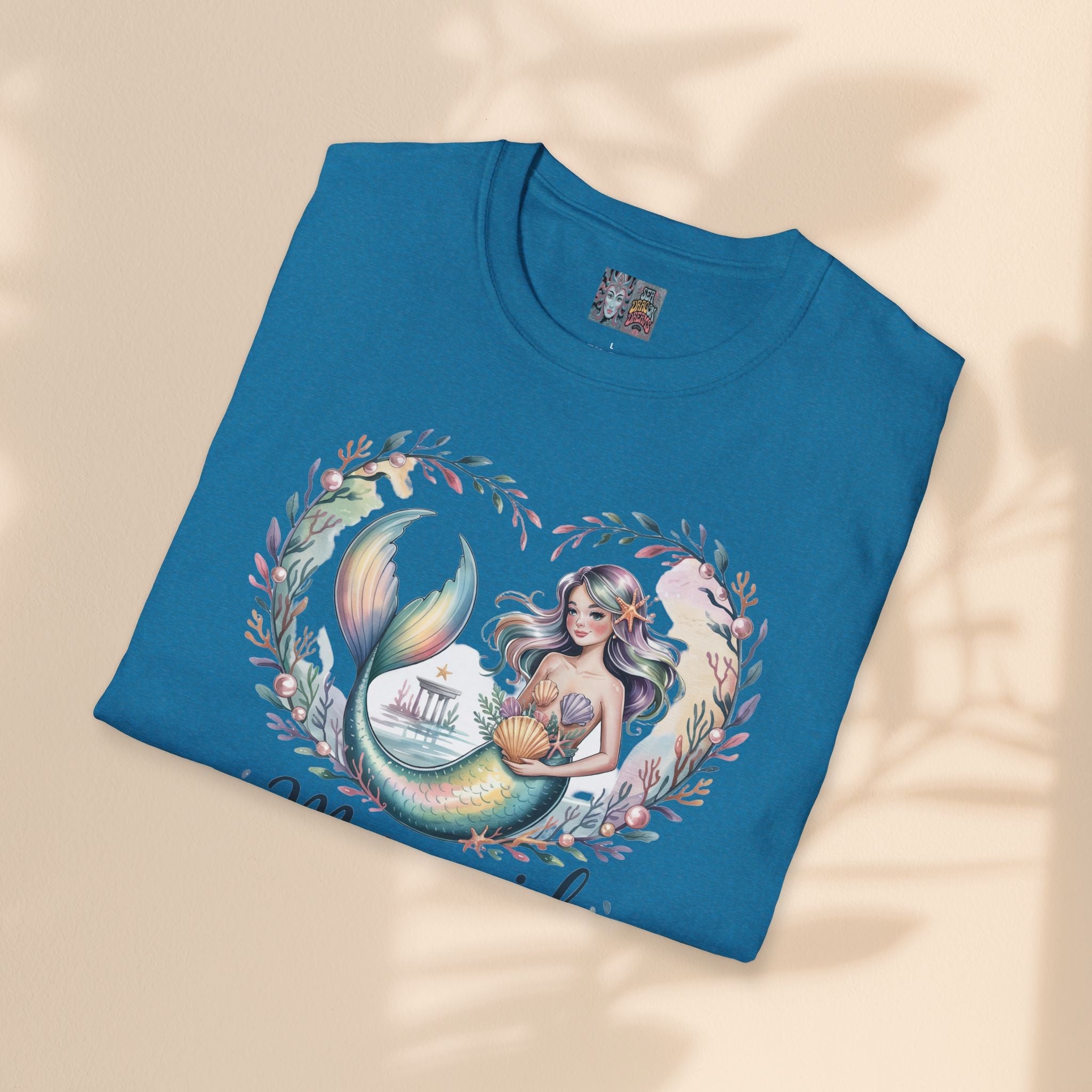 Maid of Honor Mermaid T-Shirt, Ocean Lover Tee, Beach Party Outfit, Gift for Sea Enthusiasts, Mermaid wedding tee