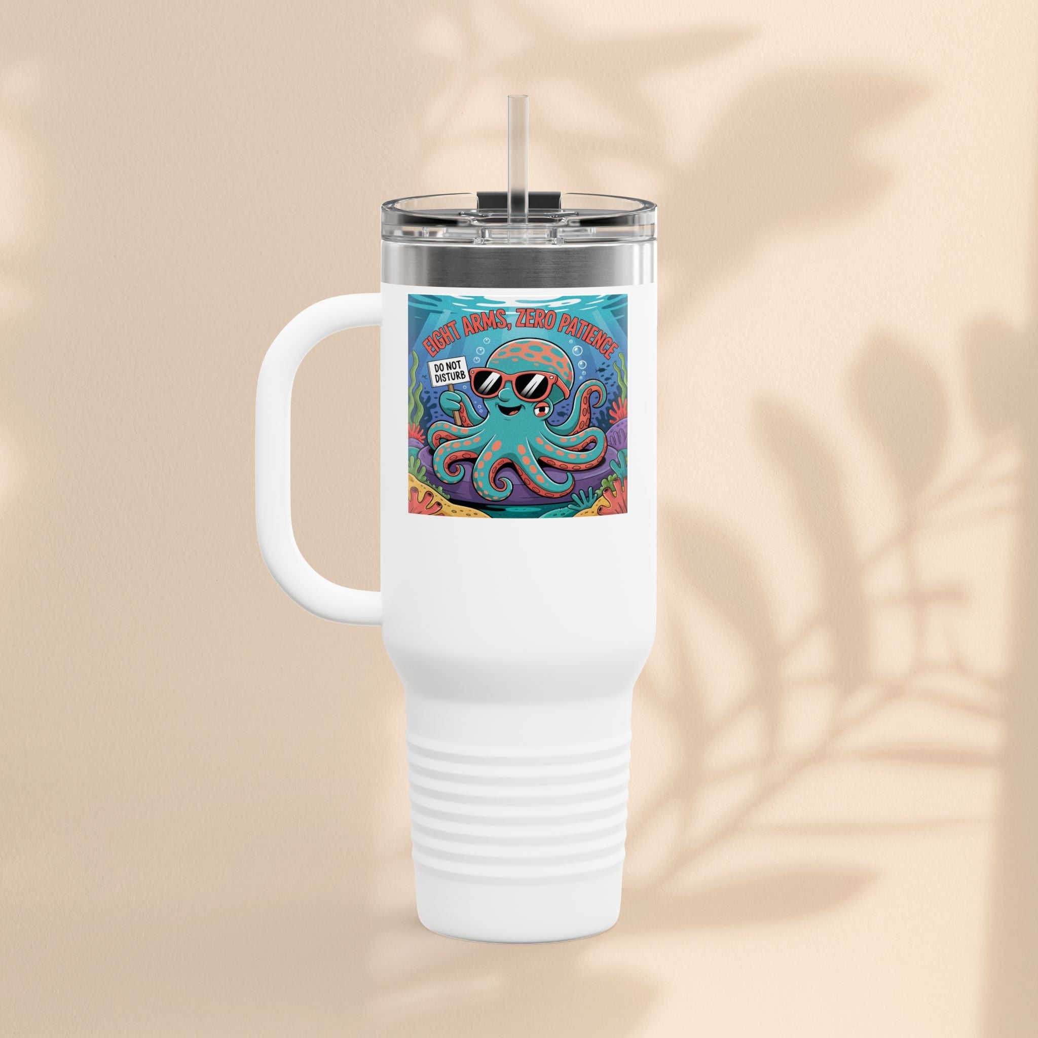 Eight Arms Zero Patience Insulated Travel Mug, 40oz