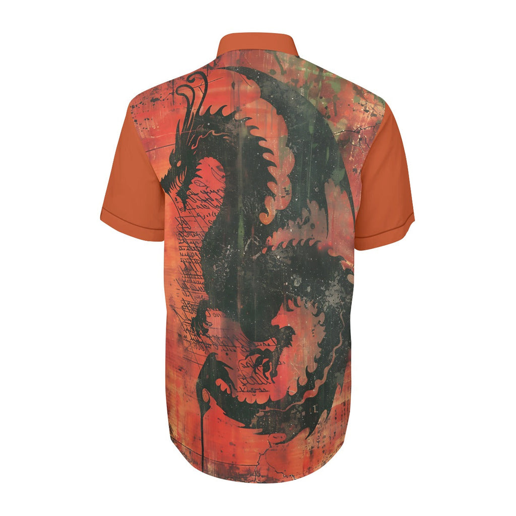 Dragon Power Men's Collared Shirt
