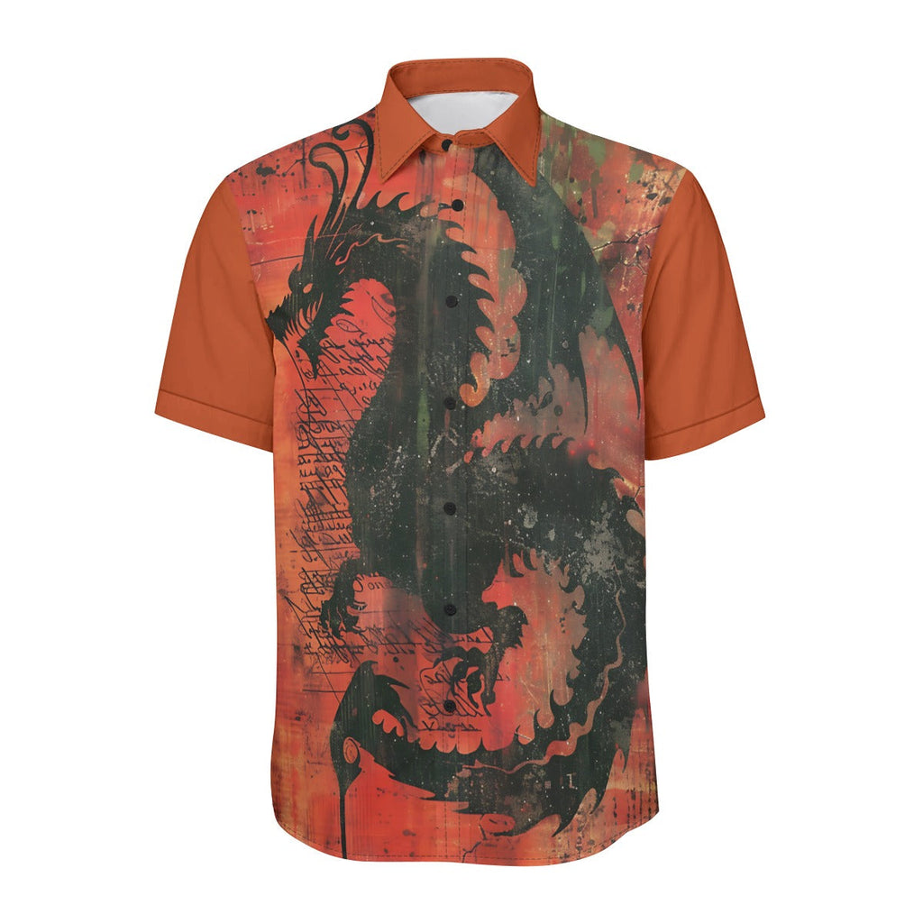 Dragon Power Men's Collared Shirt