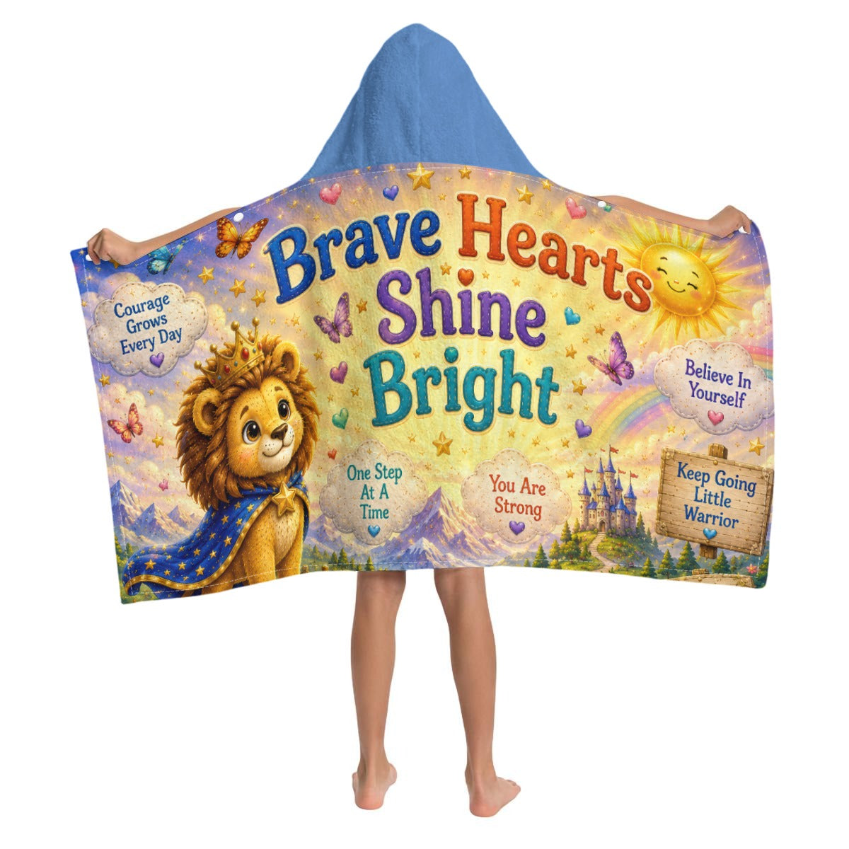 Brave Buddies™ Courage Crew Collection - Hooded Blanket