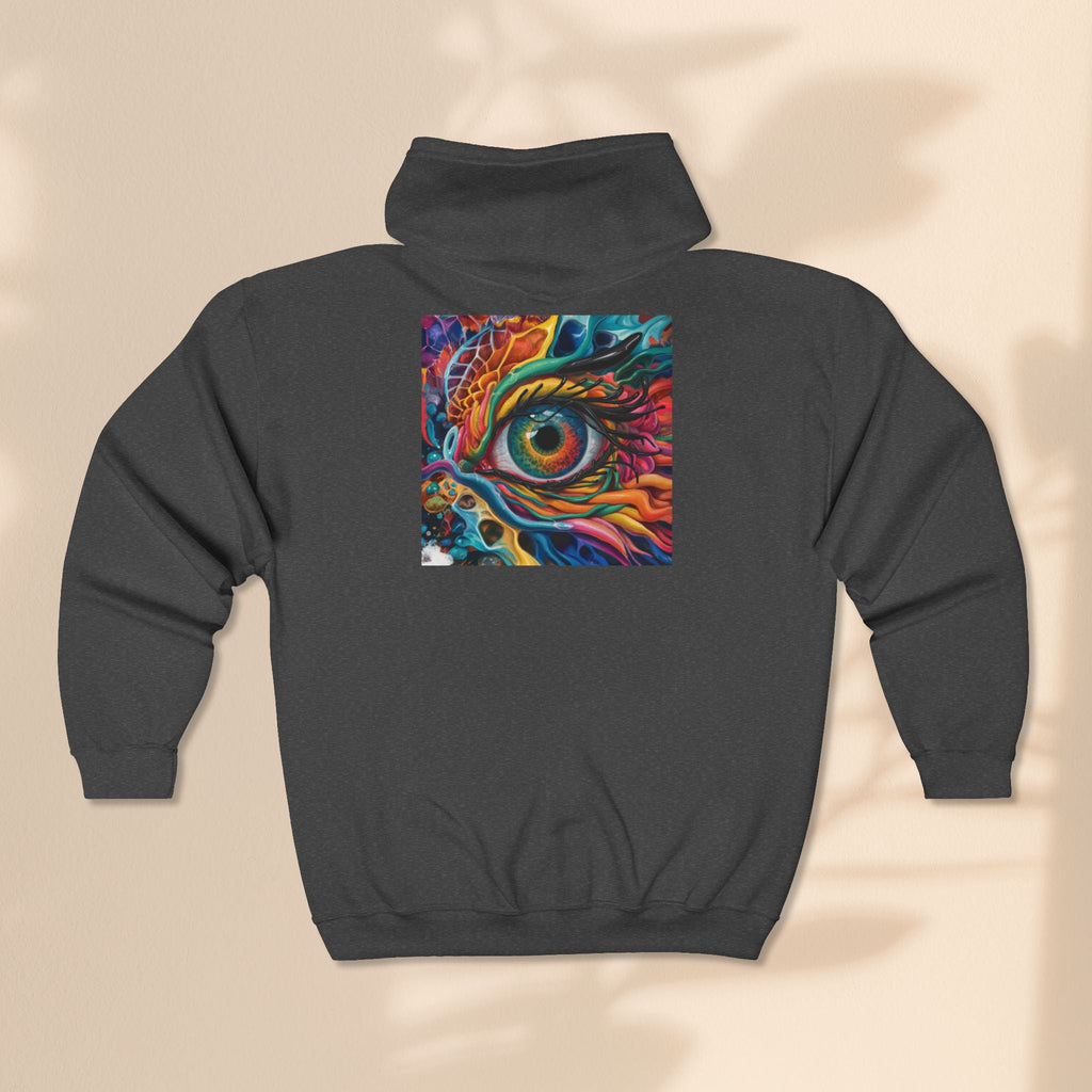 Dragon Eye - Unisex Heavy Blend™ Full Zip Hooded Sweatshirt