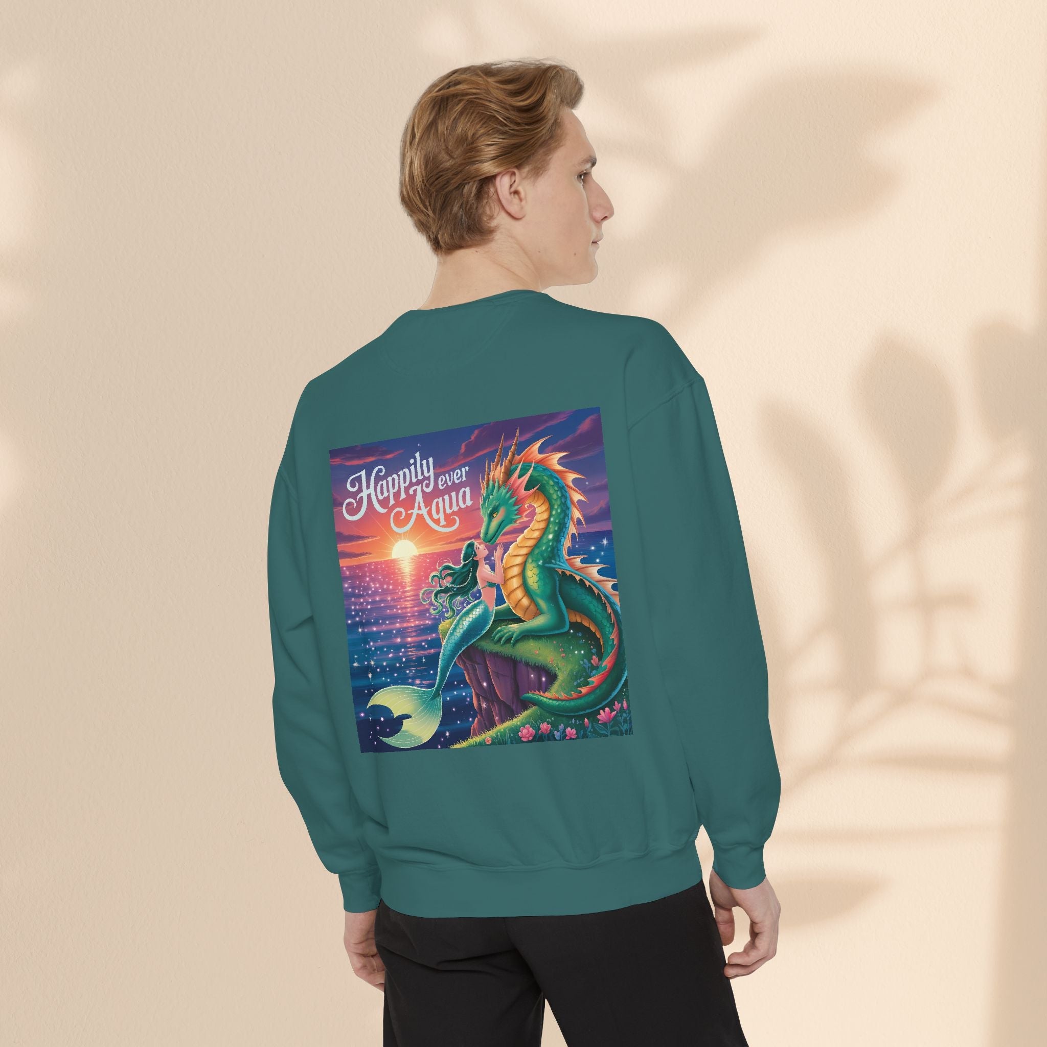 Happily Ever Aqua Sweatshirt, Unisex Garment-Dyed Pullover, Cozy Sweatshirt for Ocean Lovers, Ideal Gift for Fantasy Fans, Perfect for [...]