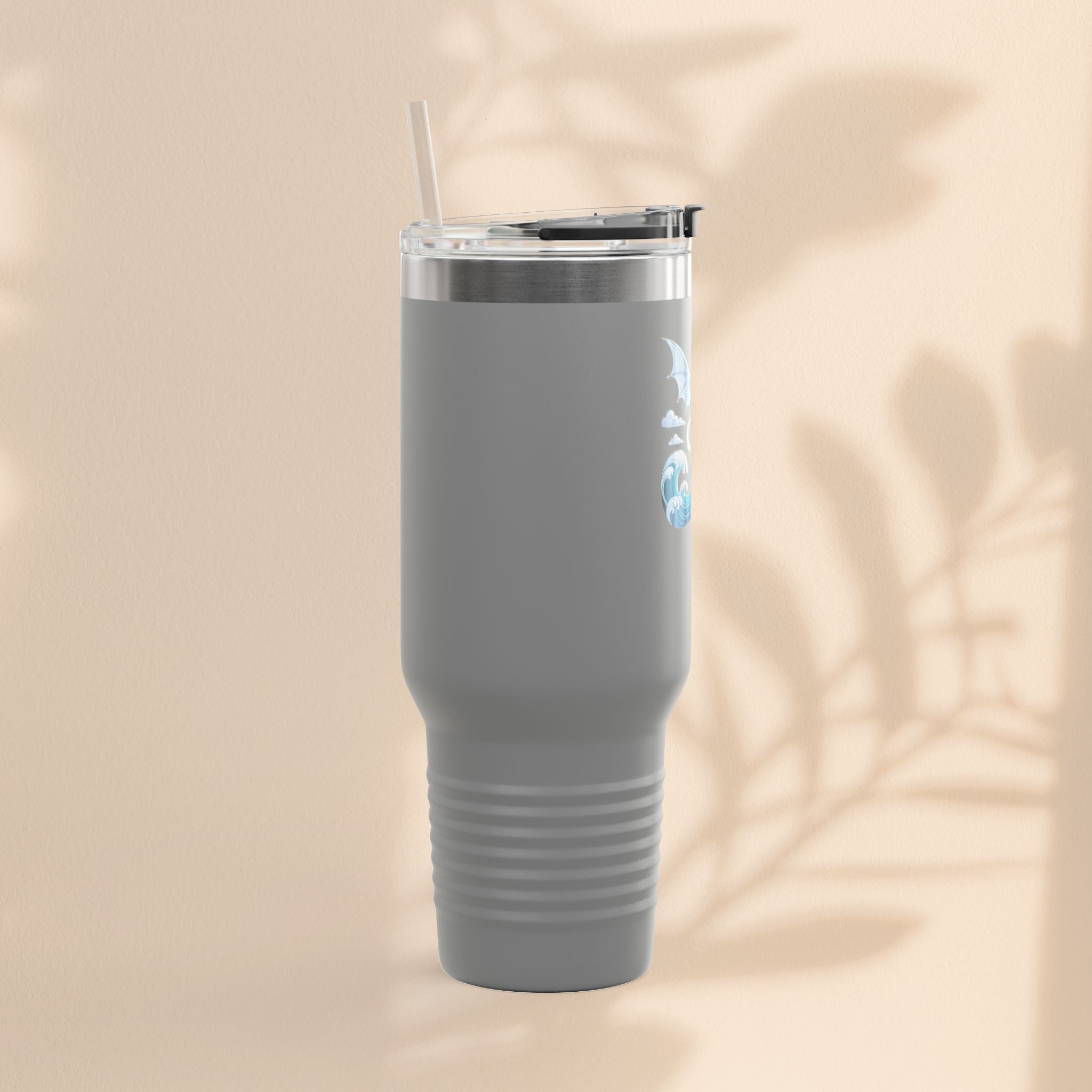 Dragon Insulated Travel Mug - Perfect for Adventure Lovers, Camping, Road Trips, Gifts for Friends, Motivational Designs