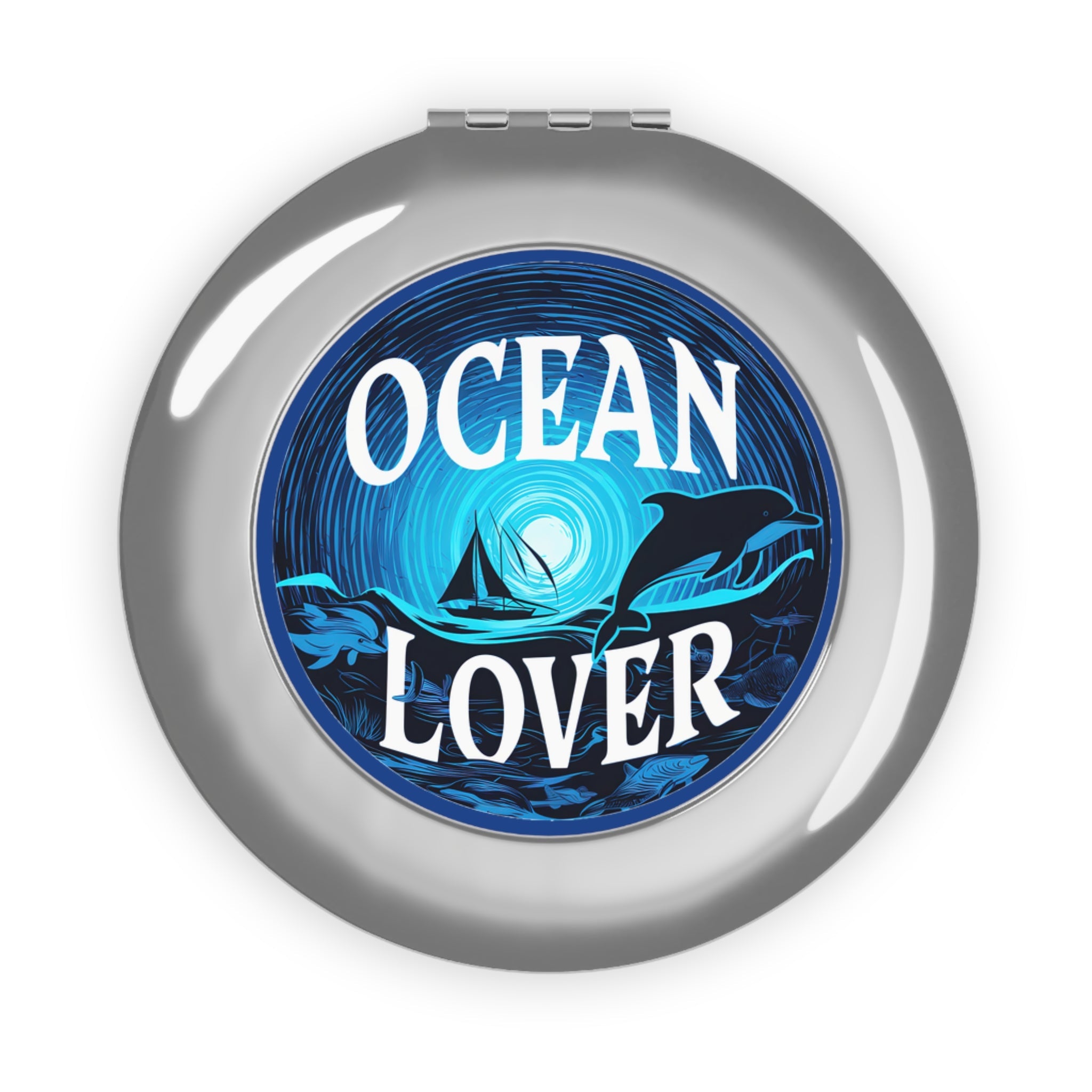 Compact Travel Mirror - Ocean Lover