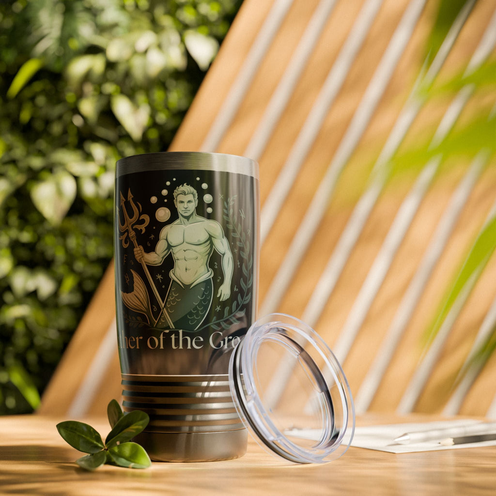 Mermaid-Themed Tumbler - Father of the Groom, Wedding Gift, Nautical Decor, Personalized Travel Mug, Ocean Lover Gift