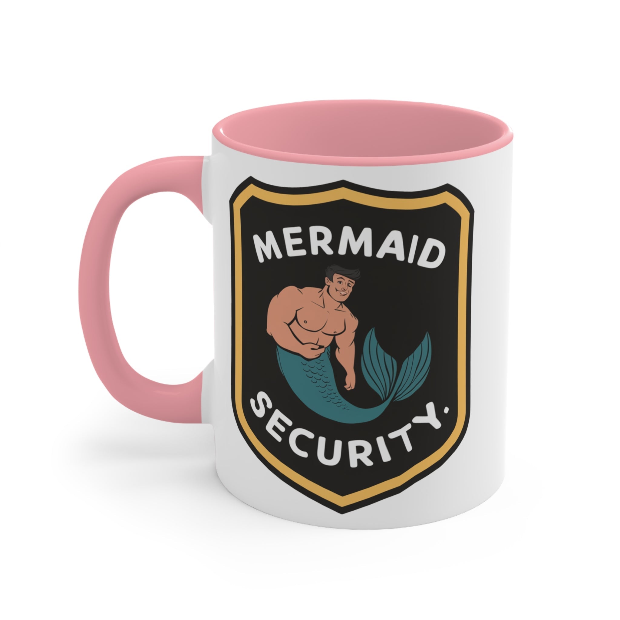 Mermaid Security Accent Mug – Funny Ocean Gift