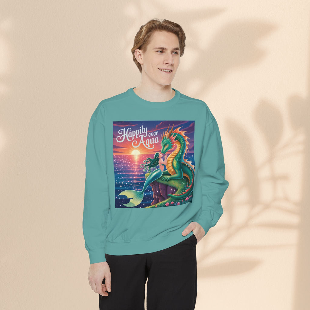 Happily Ever Aqua Sweatshirt, Unisex Garment-Dyed Pullover, Cozy Sweatshirt for Ocean Lovers, Ideal Gift for Fantasy Fans, Perfect for [...]