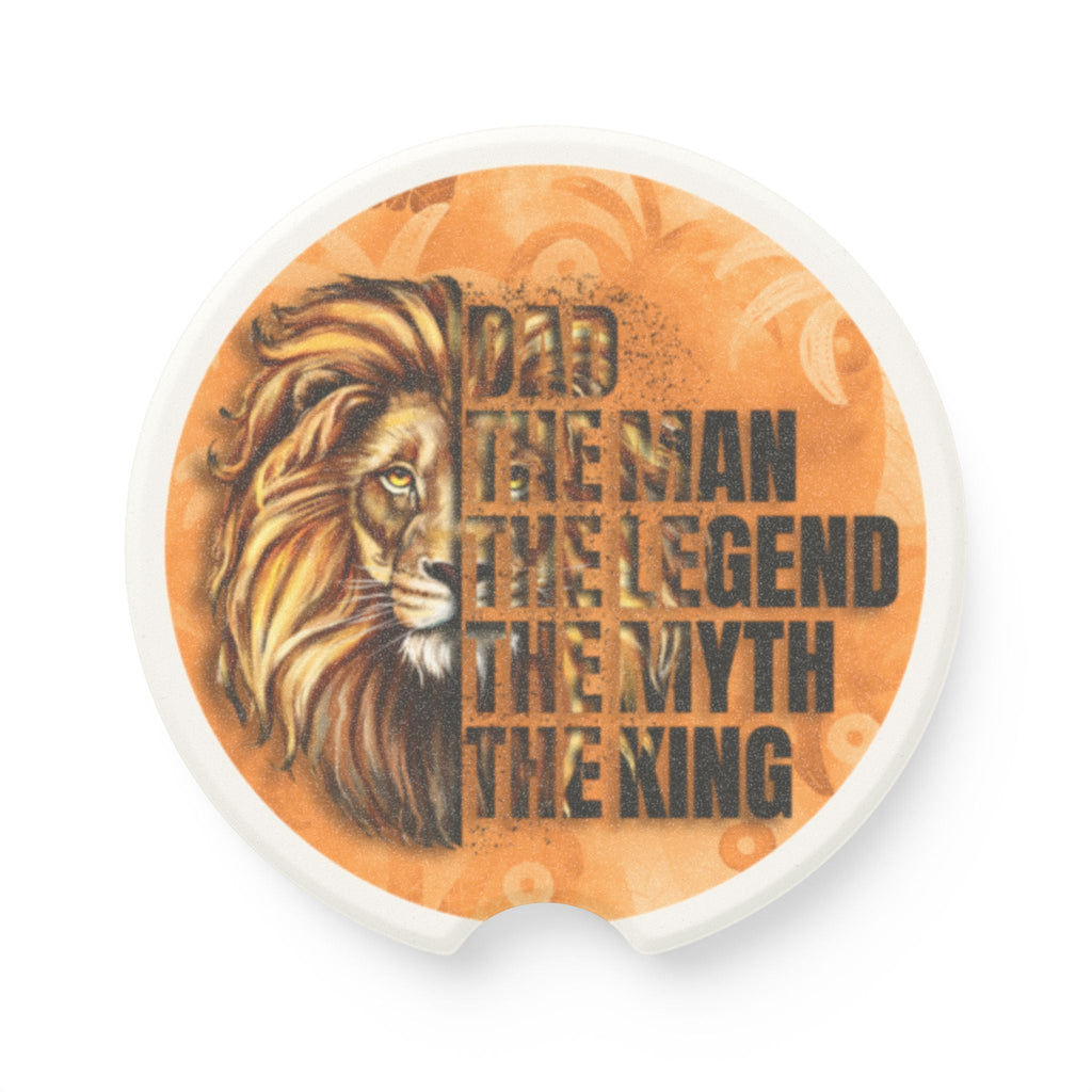 Dad The Man The Legend Car Coaster – Soapstone Gift