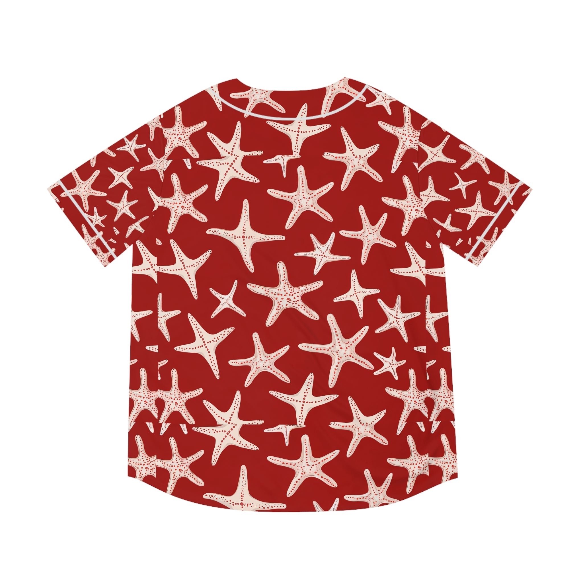 Men's Baseball Jersey  - Red Stars
