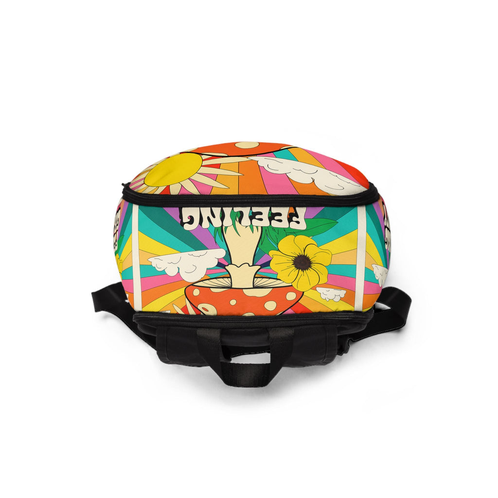 Fabric Backpack - Feeling Groovy