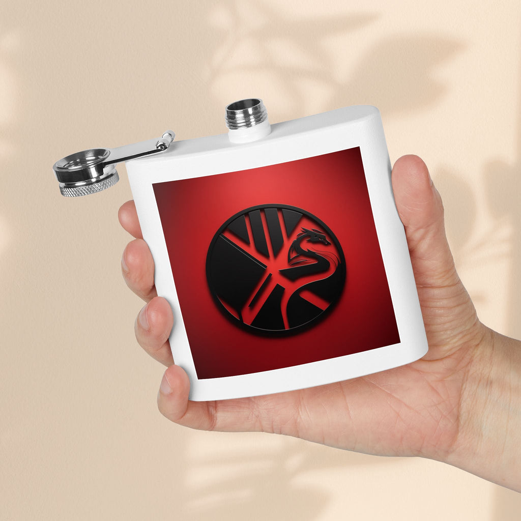 Dragon Stainless Steel Flask 6oz – Gift for Adventurers