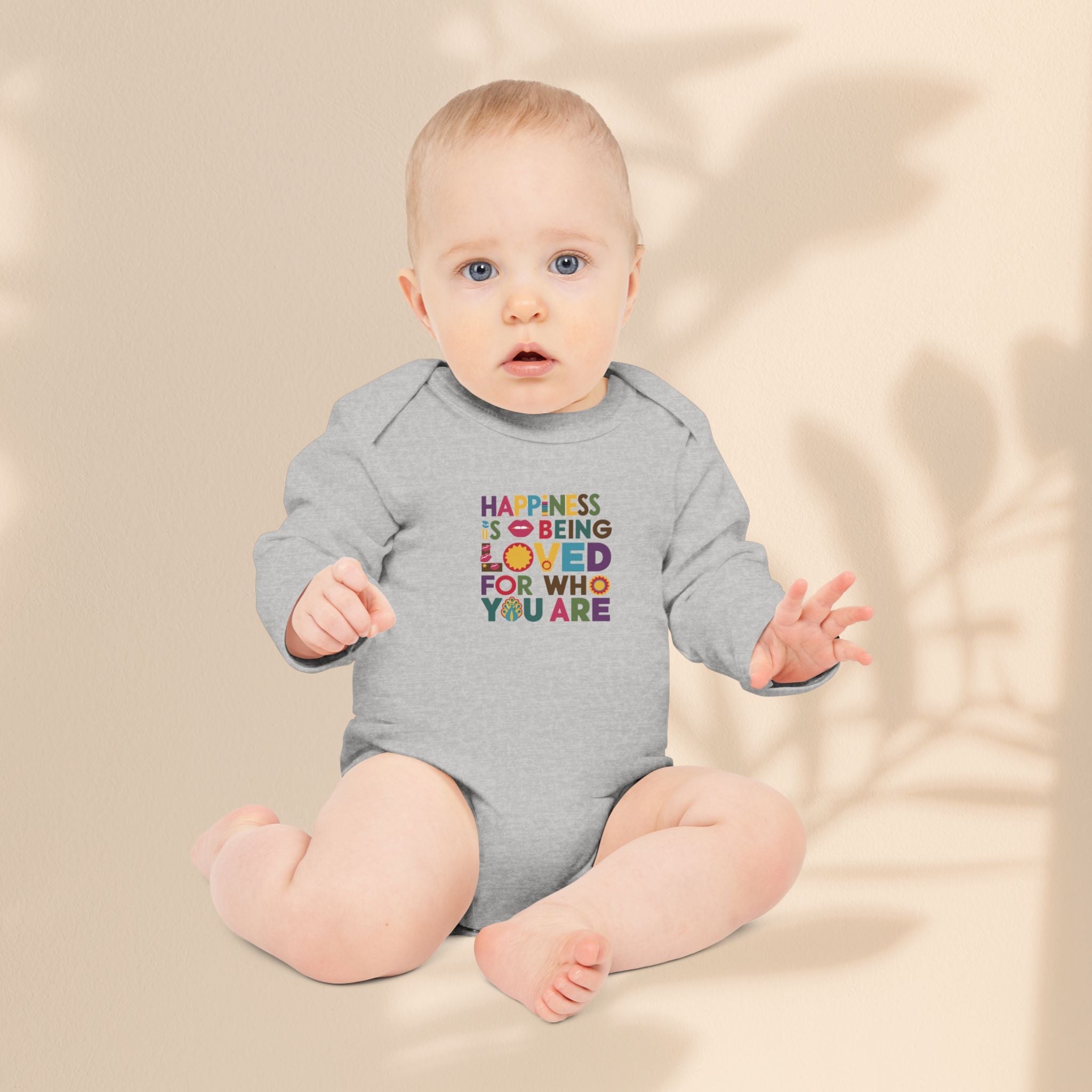Loved For Who You Are Organic Baby Bodysuit | Baby Gift