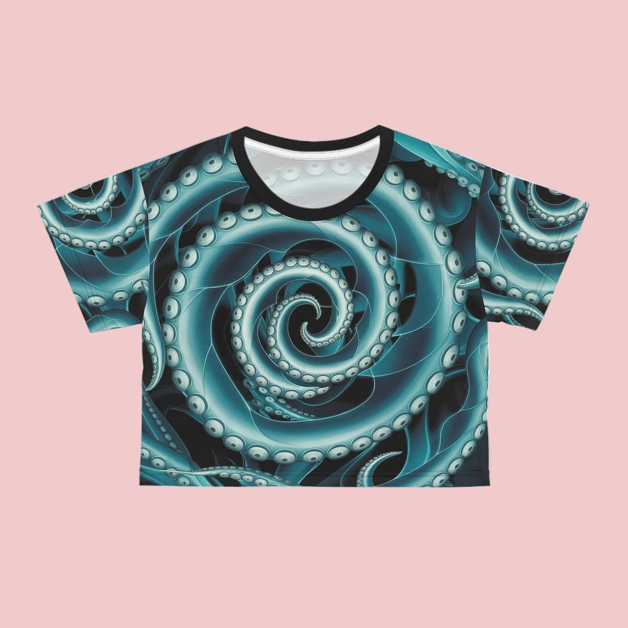 Octopus Twist Crop Tee