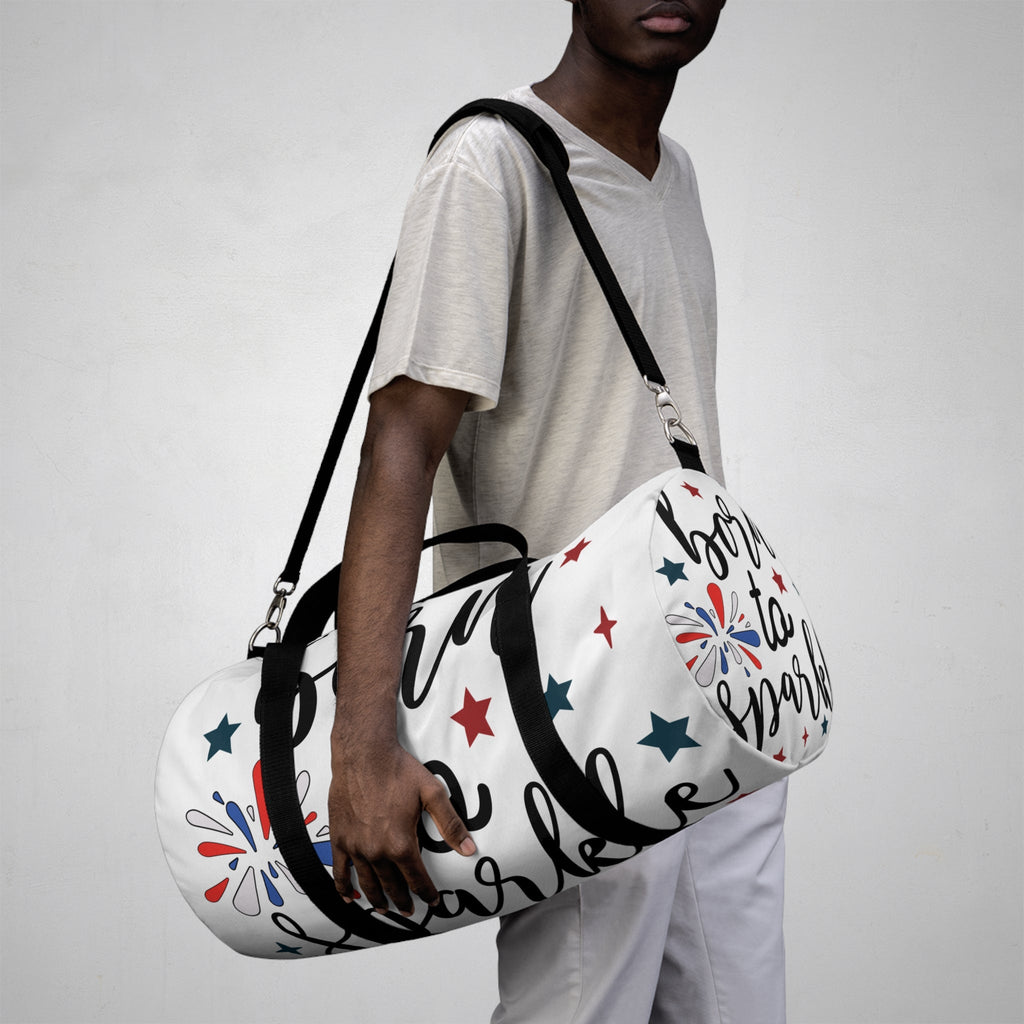 Born to Sparkle Duffel Bag – Stylish Gym and Travel Bag