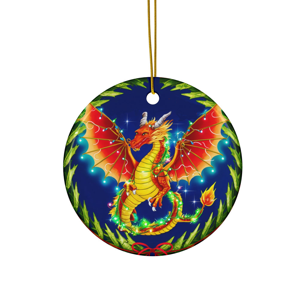 Ceramic Ornament - Dragon Lights