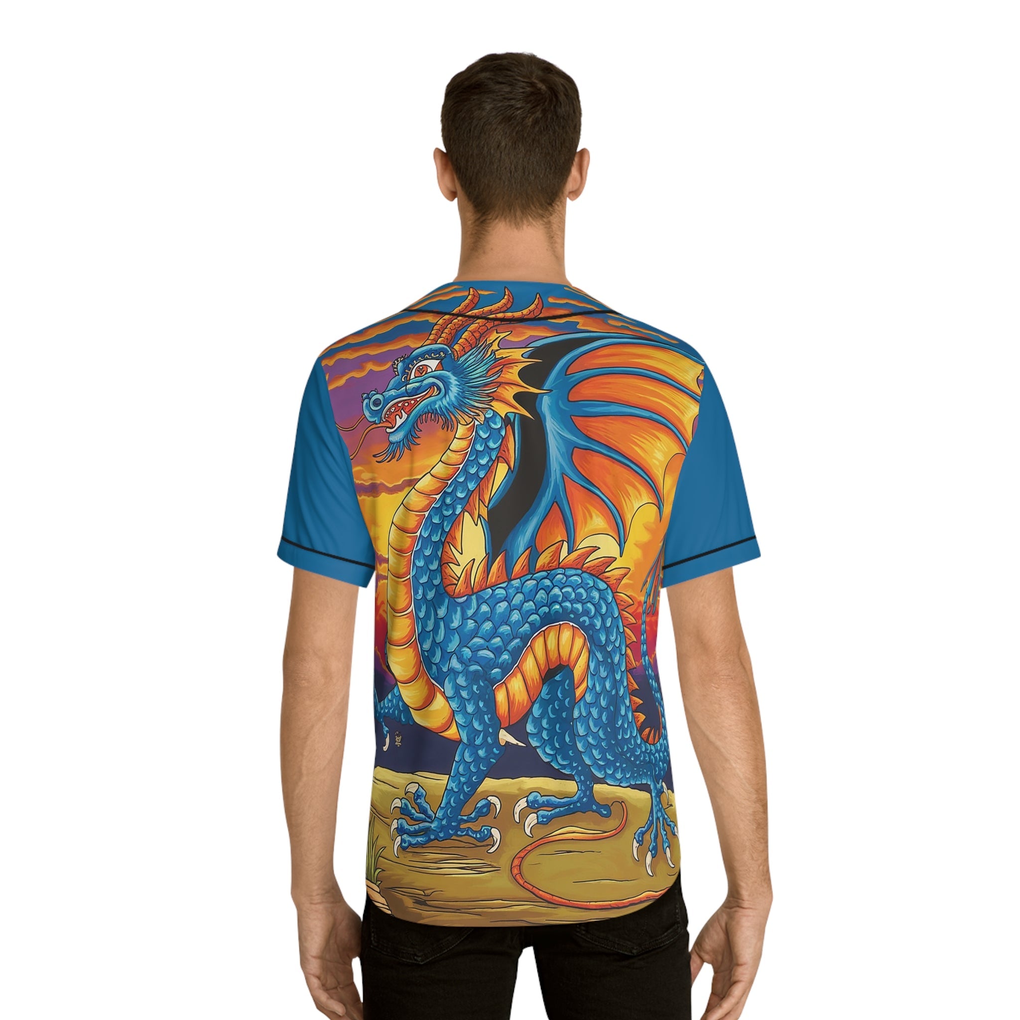 Men's Baseball Jersey - Mexican Dragon Vision