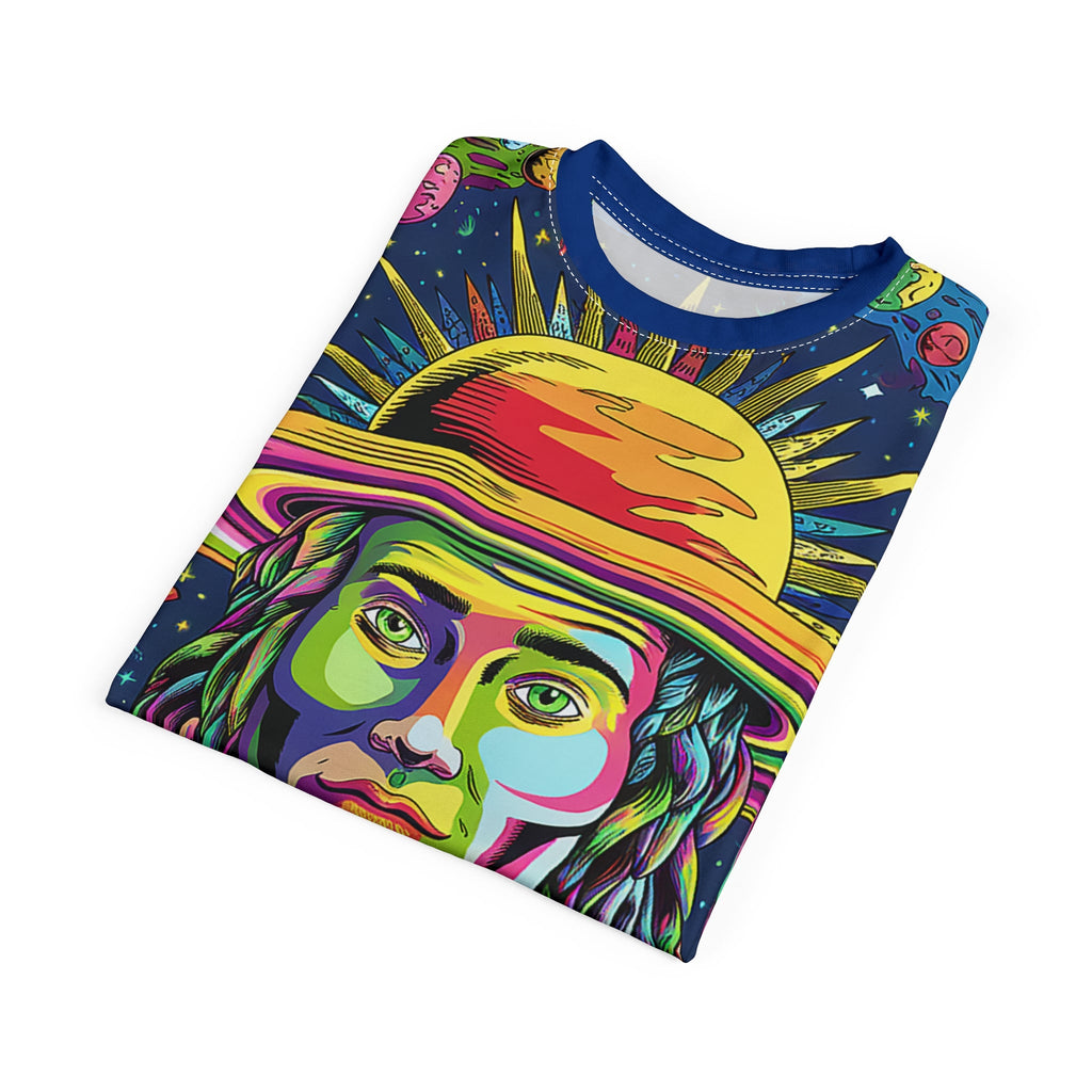 Cosmic Sun & Planets Unisex Graphic T-Shirt