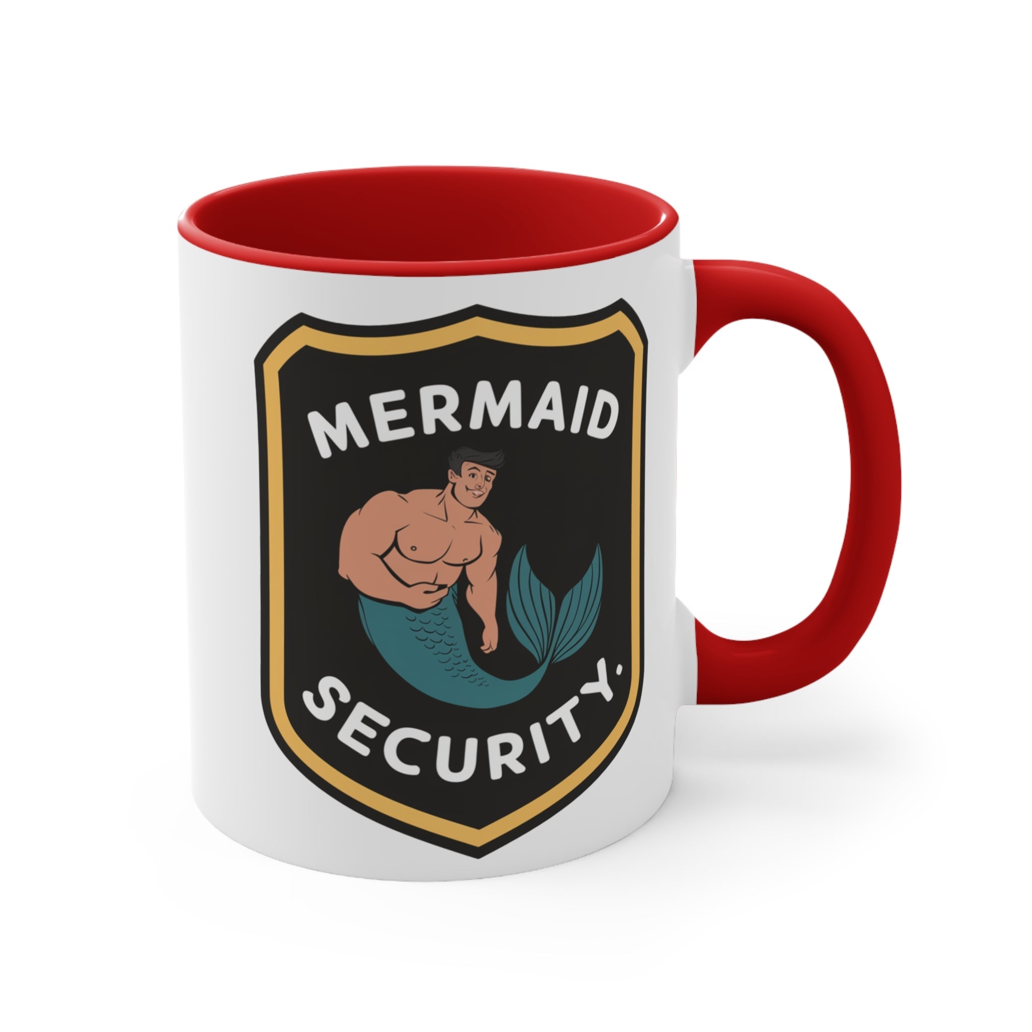 Mermaid Security Accent Mug – Funny Ocean Gift