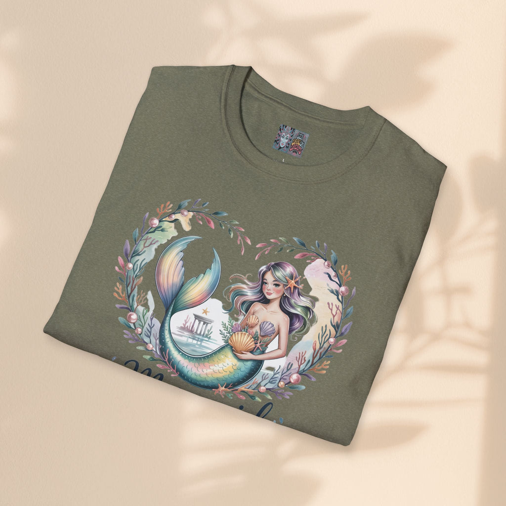 Maid of Honor Mermaid T-Shirt, Ocean Lover Tee, Beach Party Outfit, Gift for Sea Enthusiasts, Mermaid wedding tee