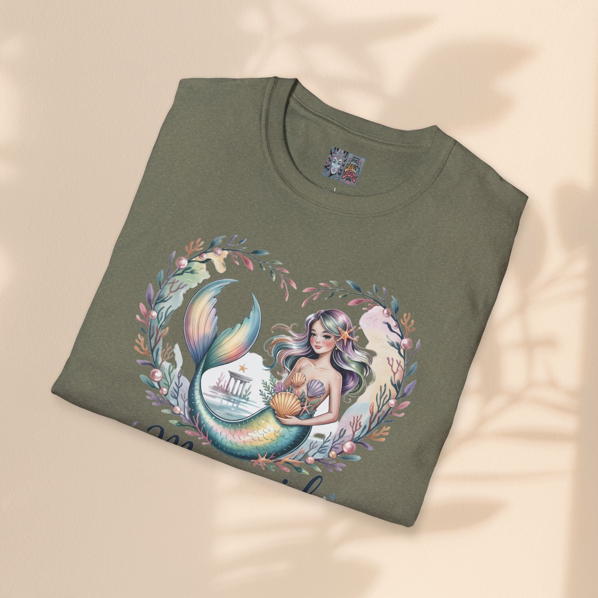 Maid of Honor Mermaid T-Shirt, Ocean Lover Tee, Beach Party Outfit, Gift for Sea Enthusiasts, Mermaid wedding tee