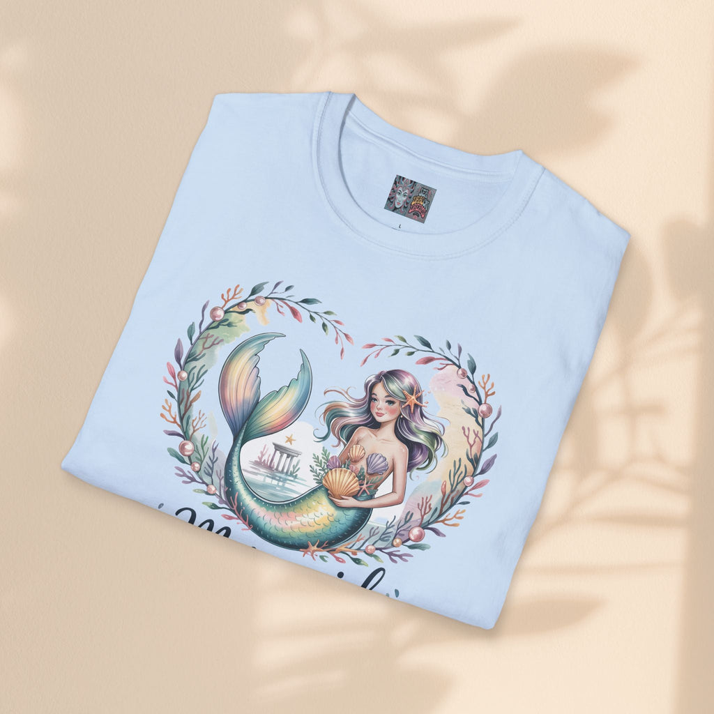 Maid of Honor Mermaid T-Shirt, Ocean Lover Tee, Beach Party Outfit, Gift for Sea Enthusiasts, Mermaid wedding tee