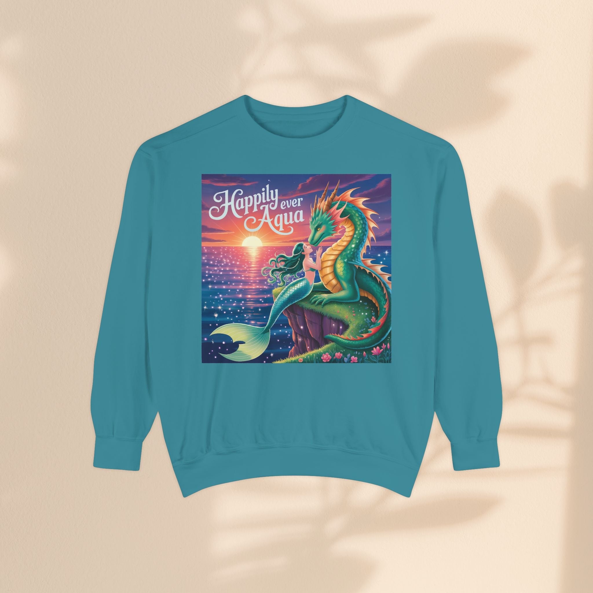 Happily Ever Aqua Sweatshirt, Unisex Garment-Dyed Pullover, Cozy Sweatshirt for Ocean Lovers, Ideal Gift for Fantasy Fans, Perfect for [...]